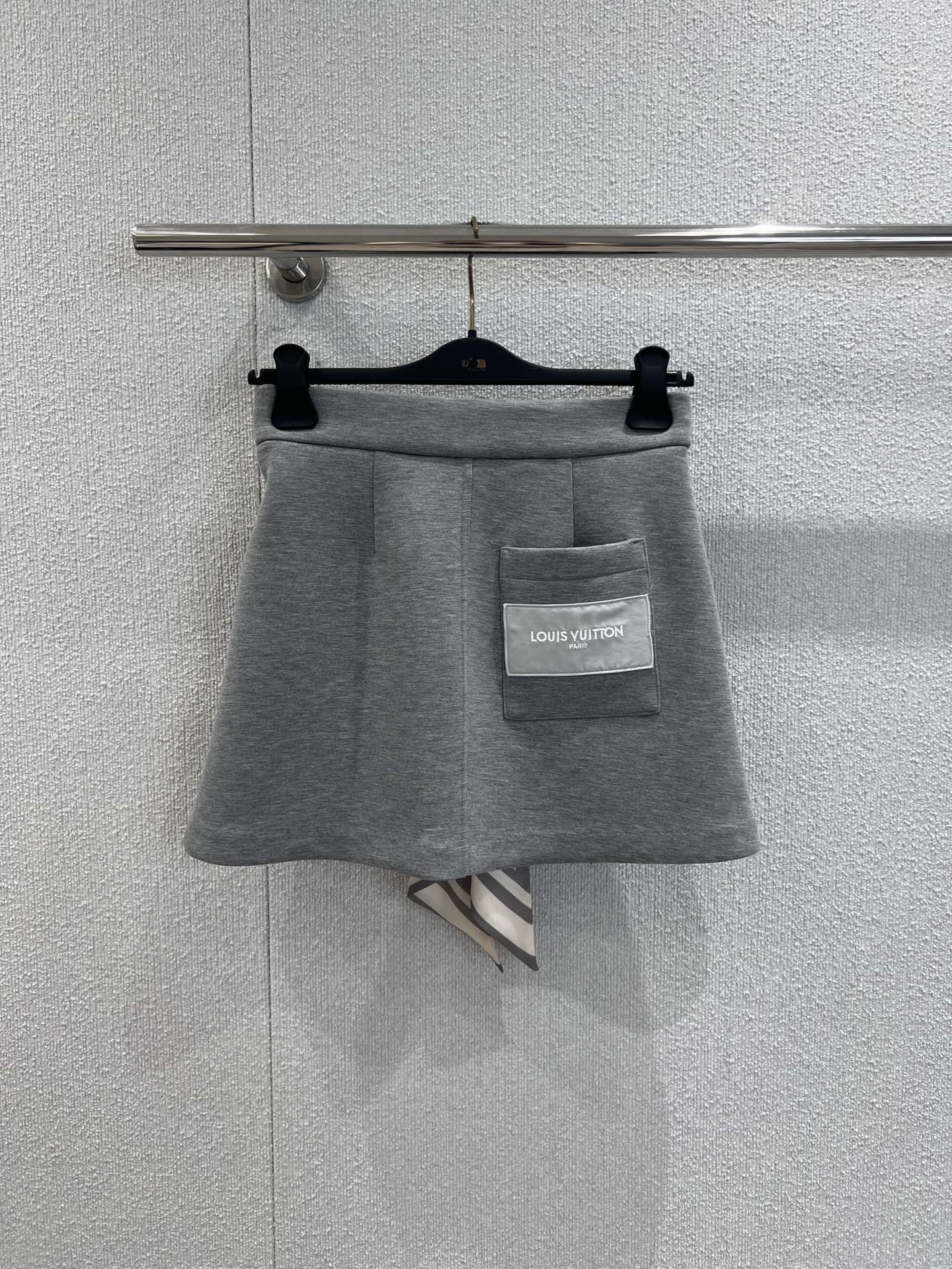 LV Cropped Monogram Scarf Hoodie