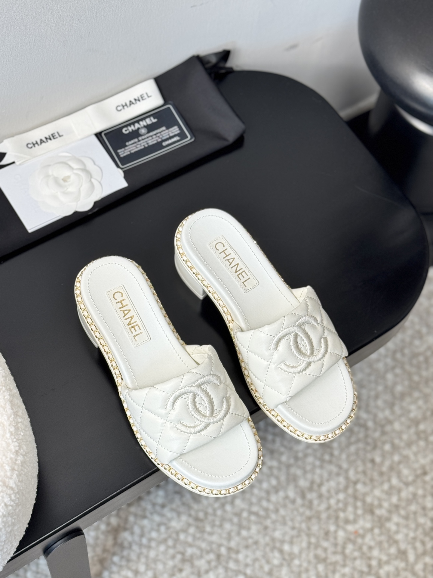 Chanel 25P Spring/Summer Lambskin Slides – New Arrival