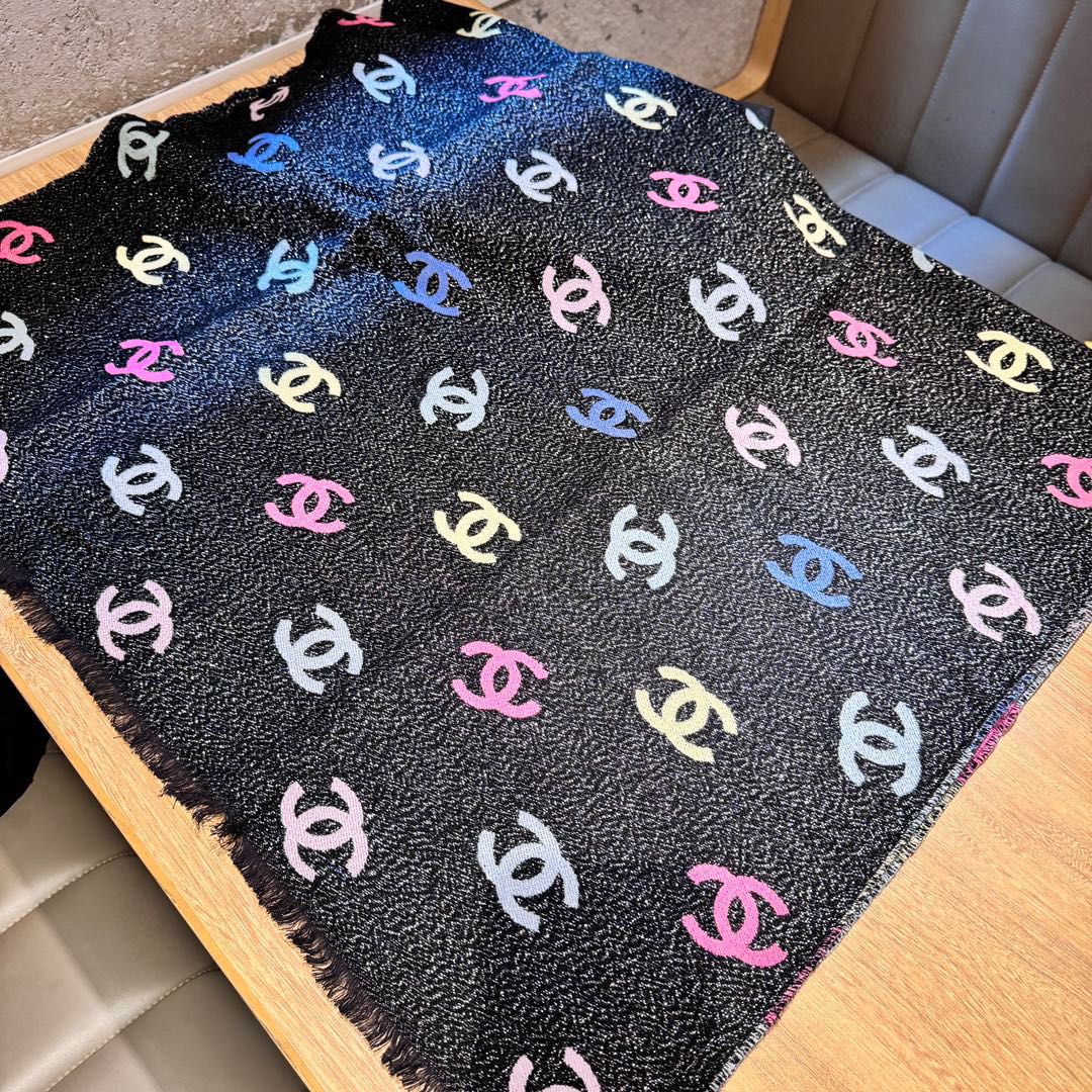 Chanel Chanel Rainbow scarf
