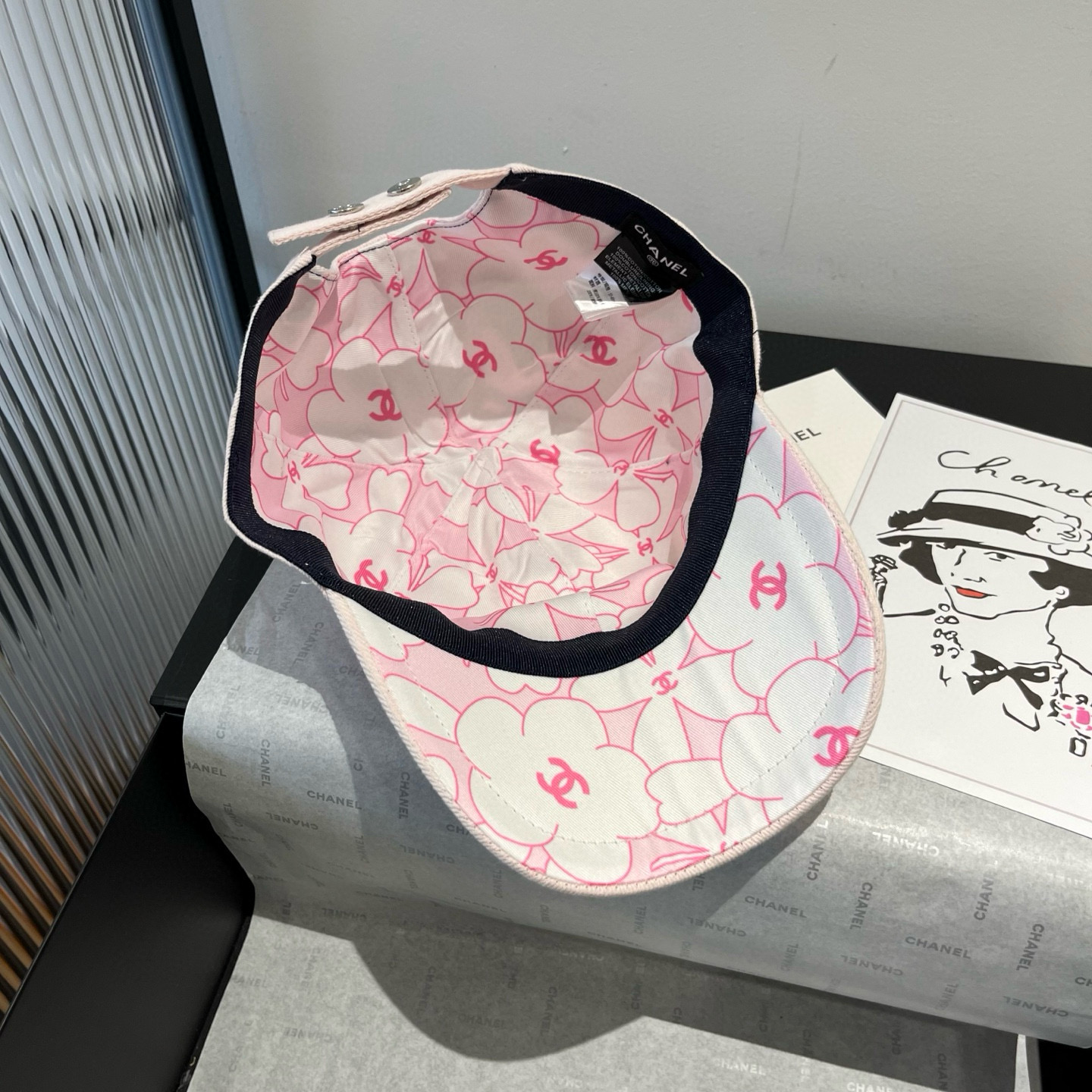 Chanel Diamond-Embellished Baseball Cap