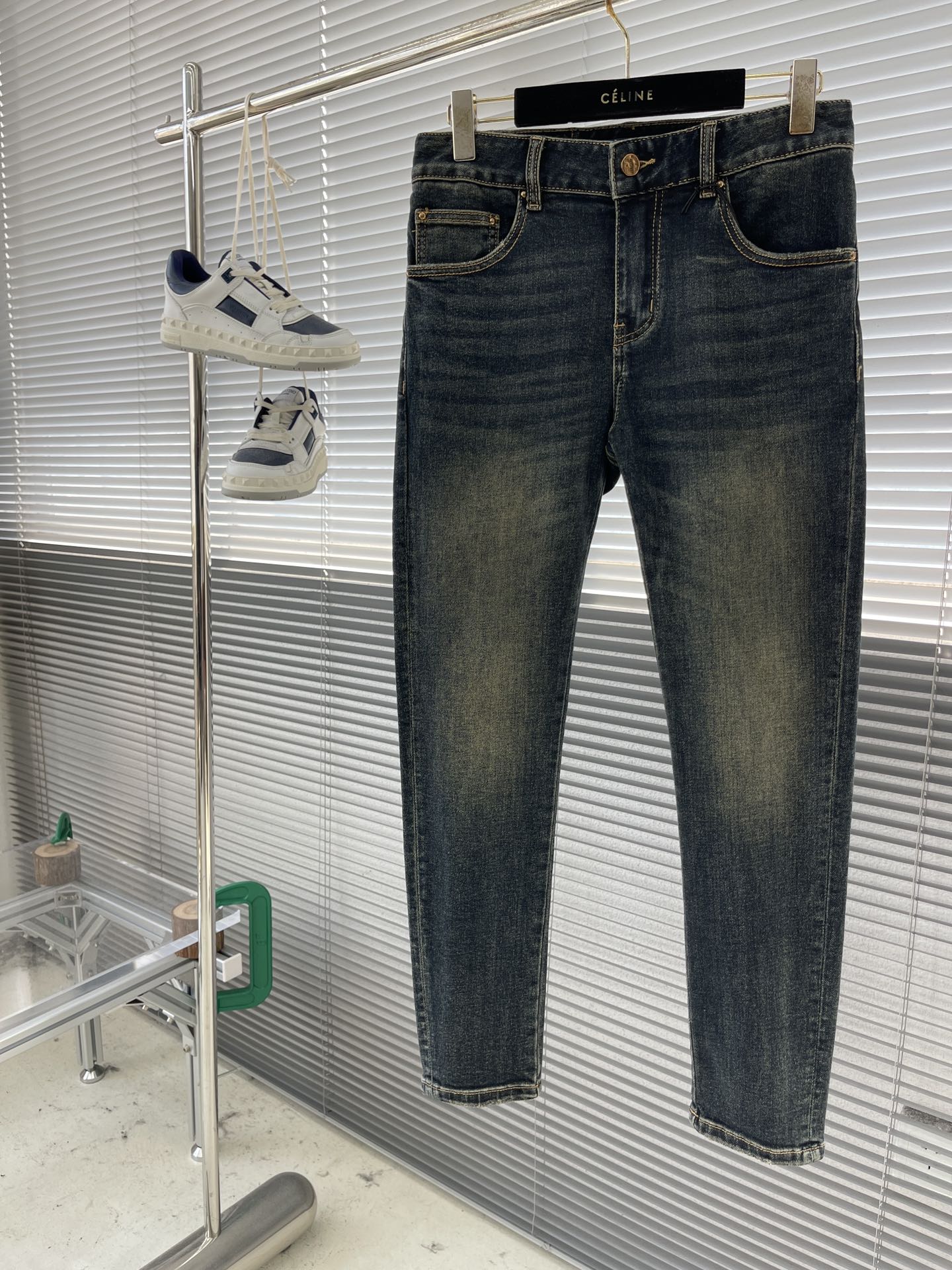 “Louis Vuitton colorful denim jeans