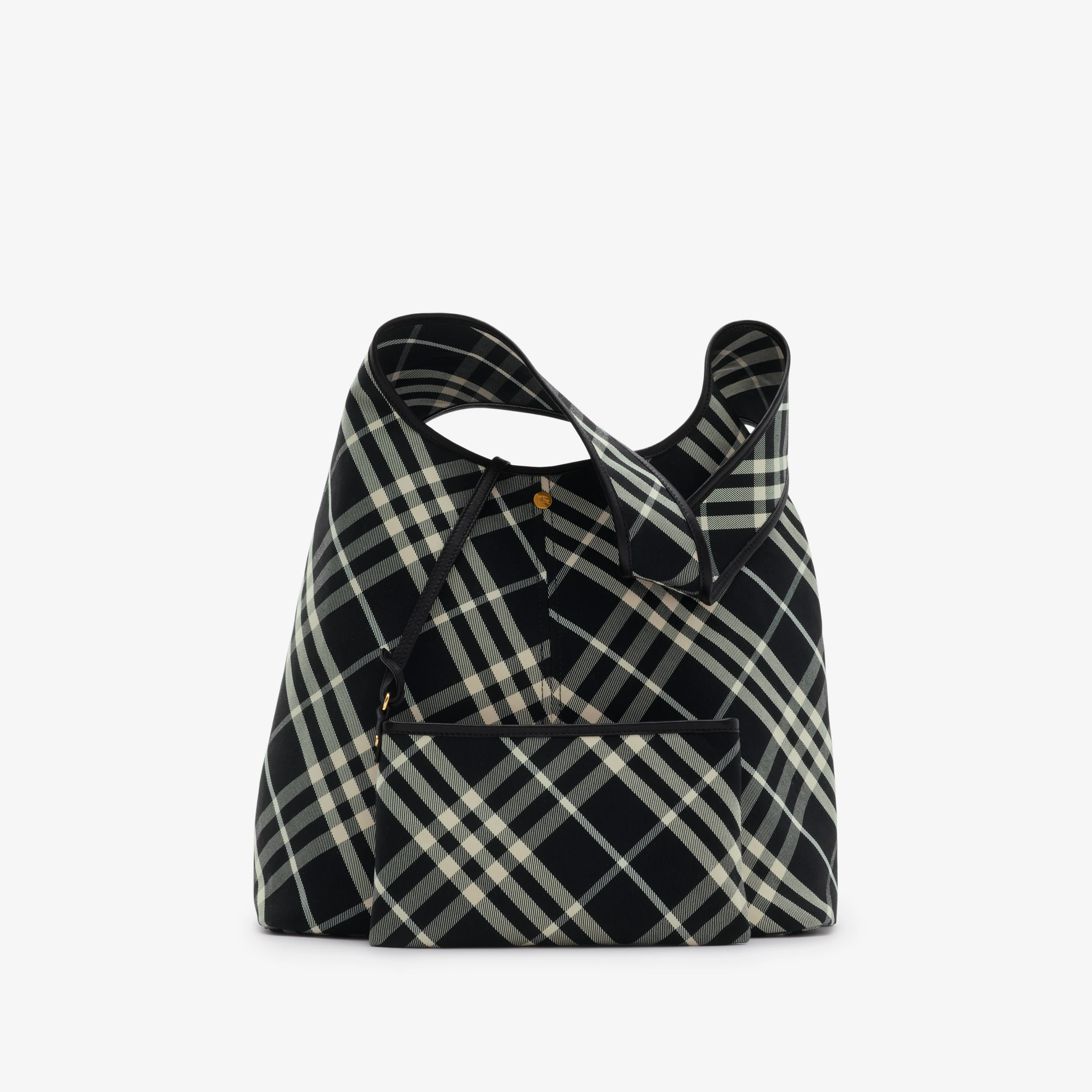 Plaid shoulder bag