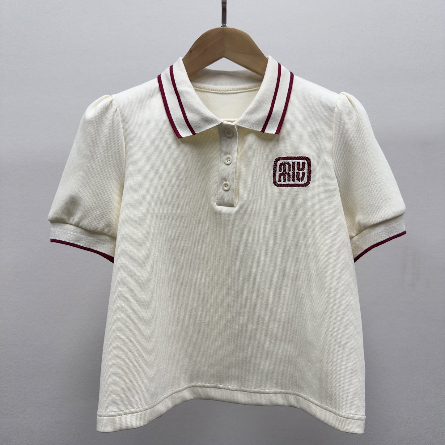 Miu Miu Letter Embroidery Youthful Set