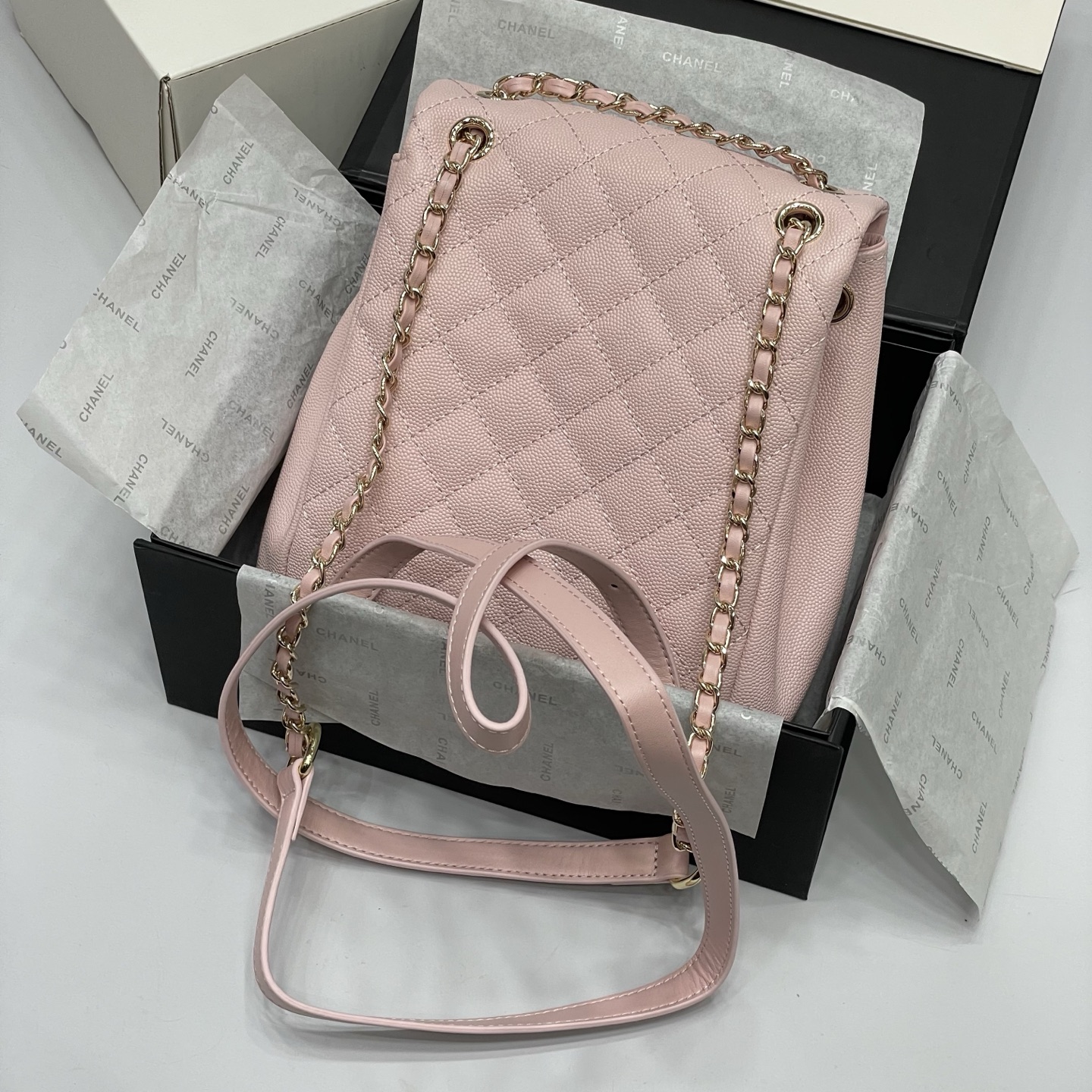 Chanel 25P Dumont Backpack in Pink