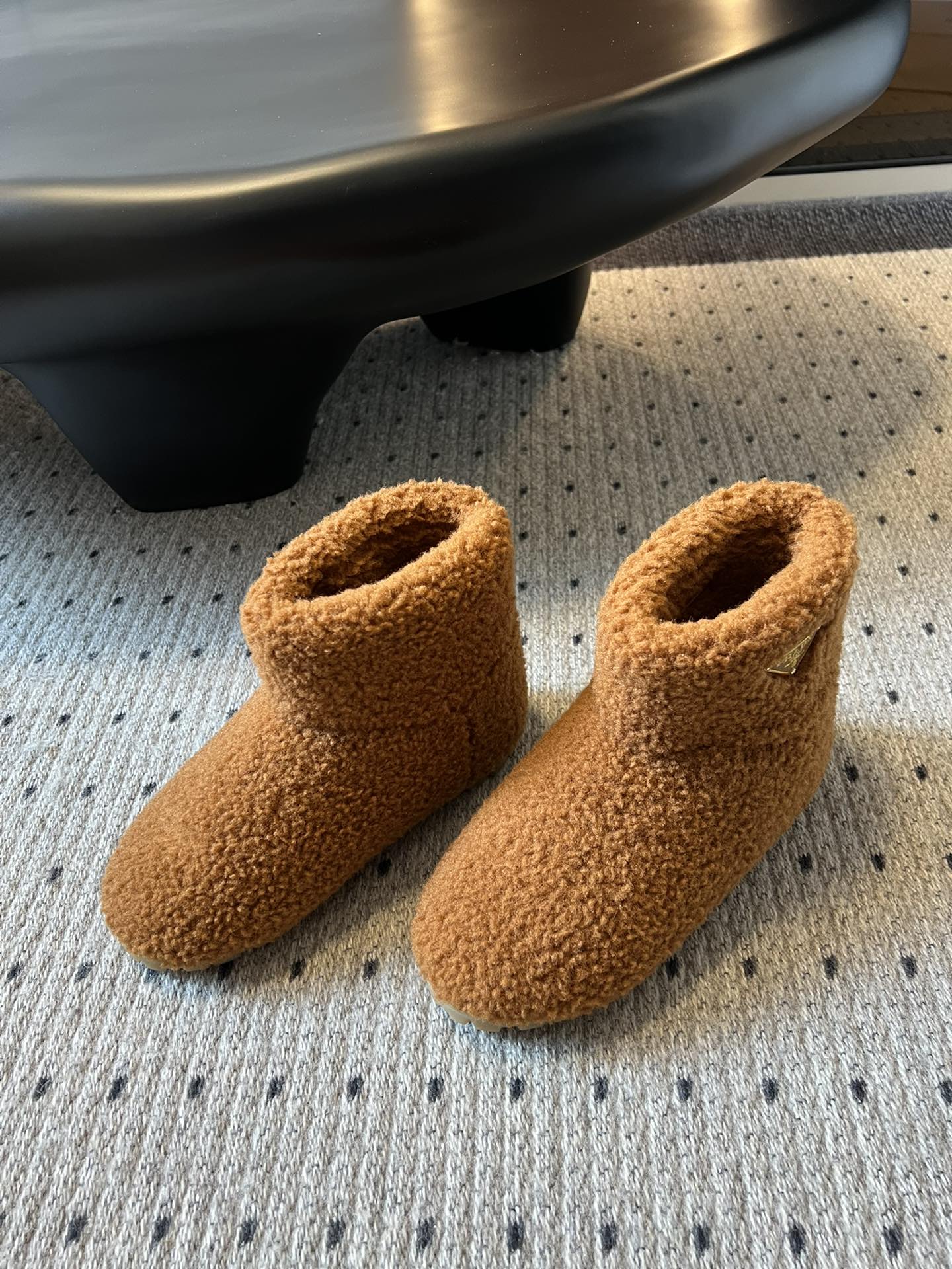 Prada autumn/Winter teddy snow boots