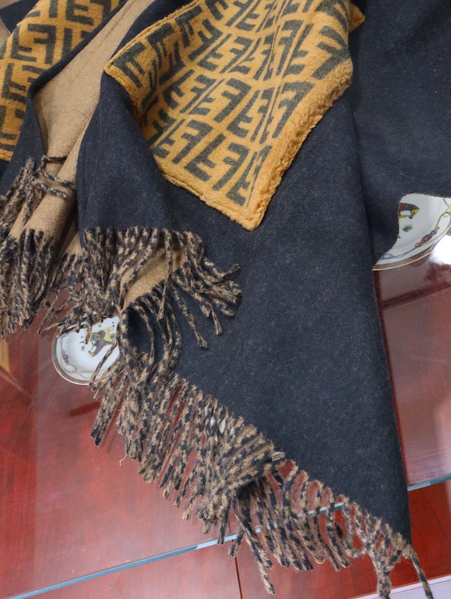 Fendi limited edition cape shawl