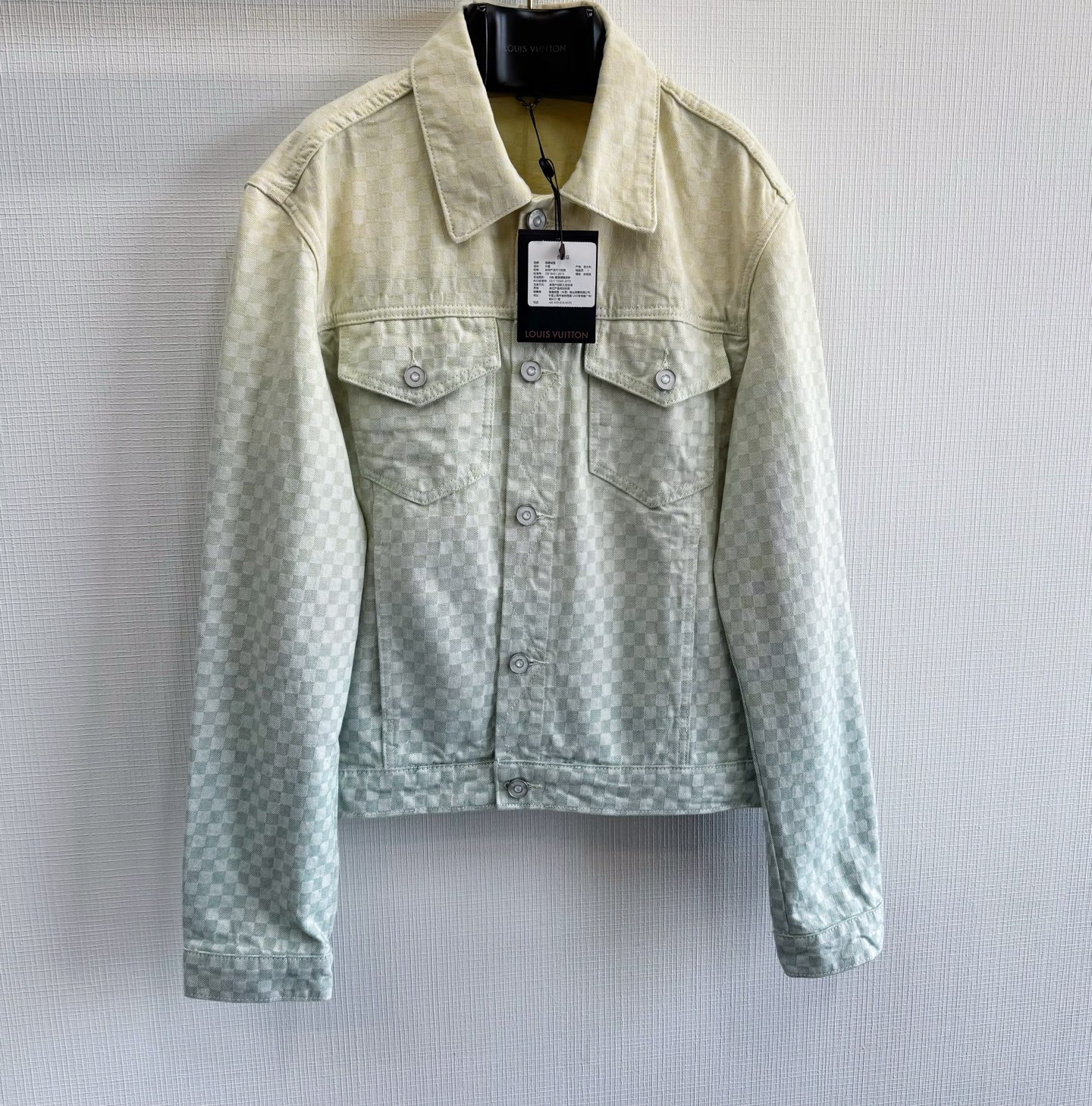 Louis Vuitton Damier Gradient Jacquard Denim Jacket