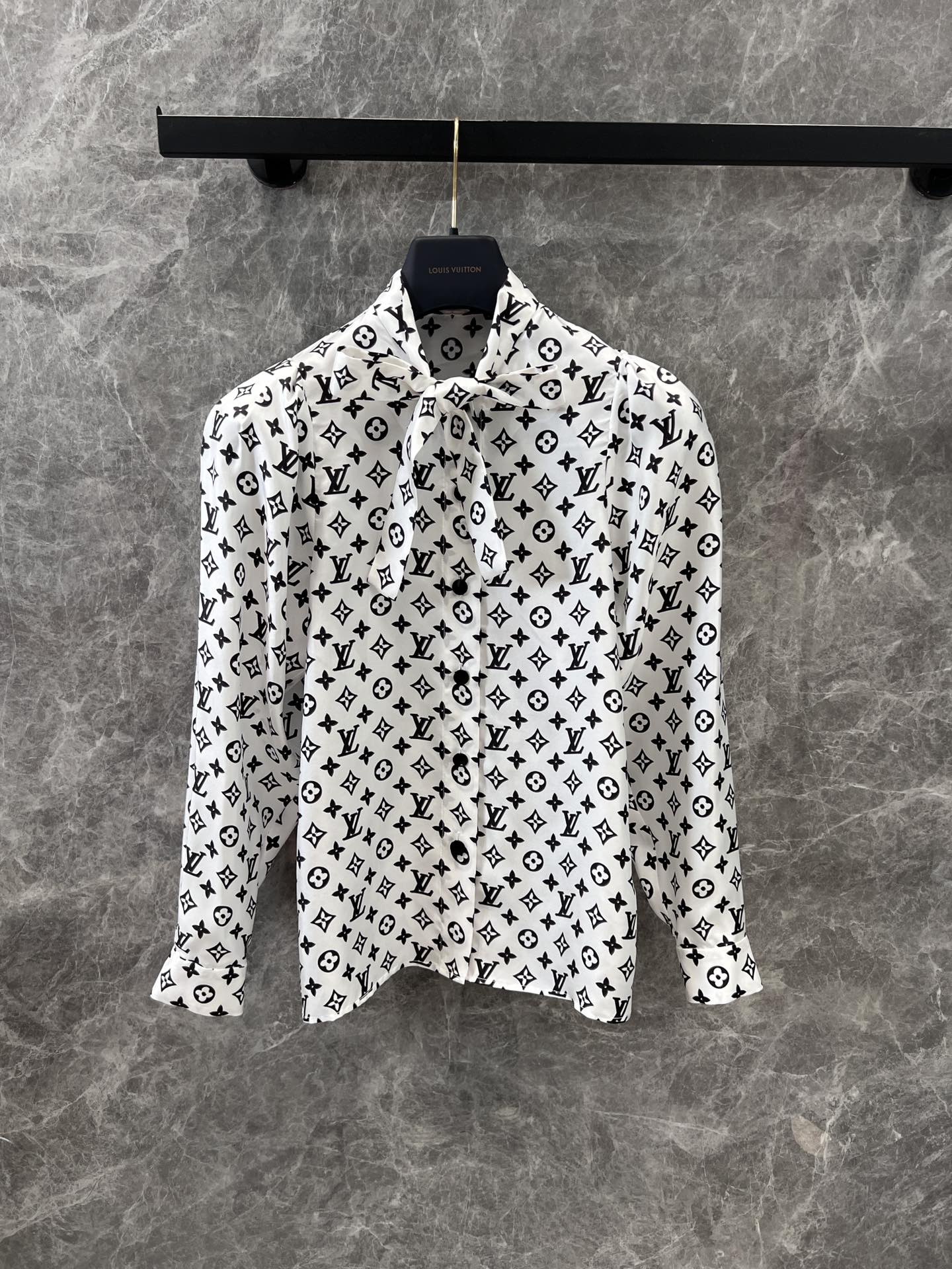 Louis Vuitton Spring/Summer 2025 Monogram Silk Shirt