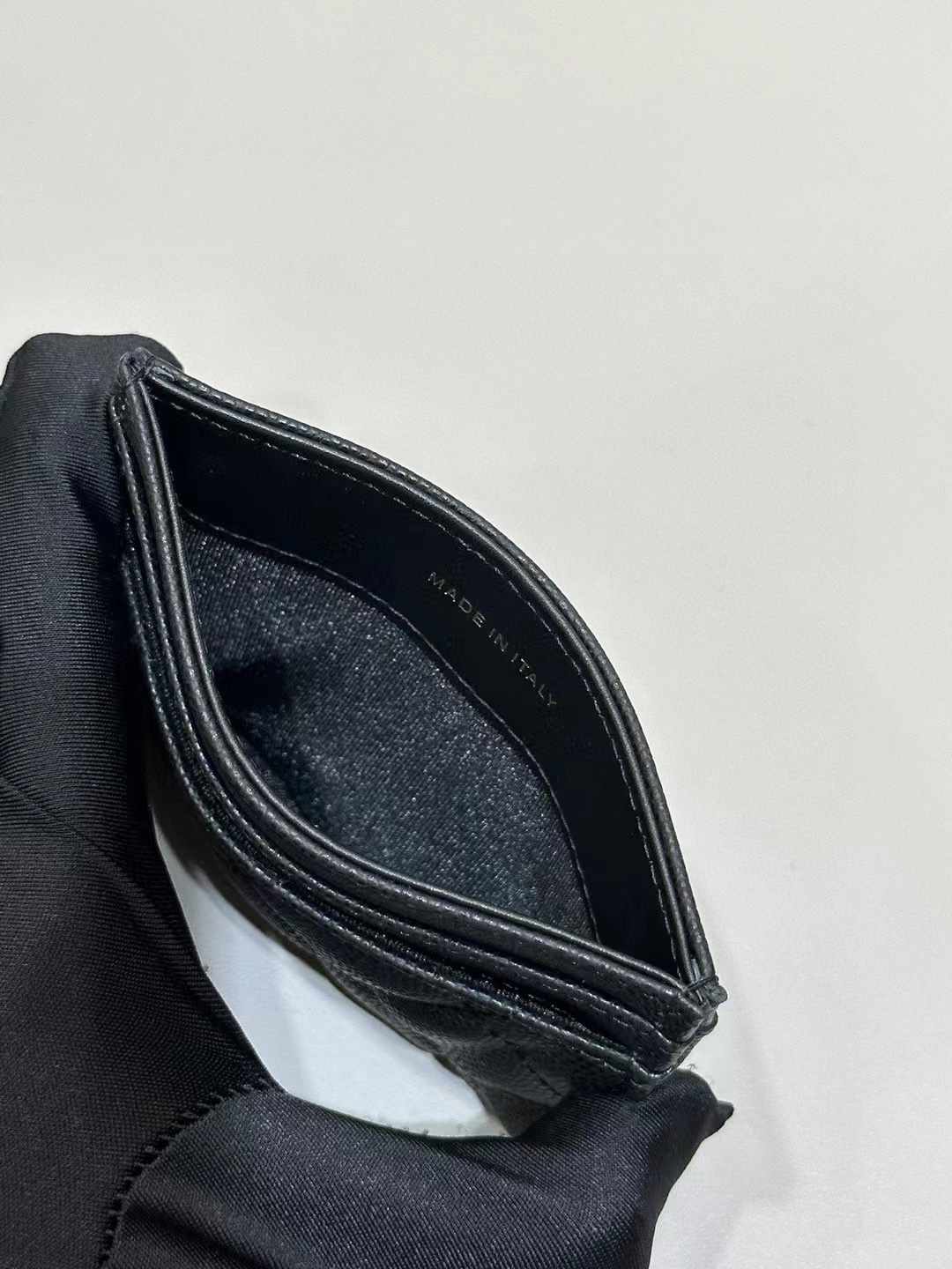 Chanel 23S new ultra-thin card case-black