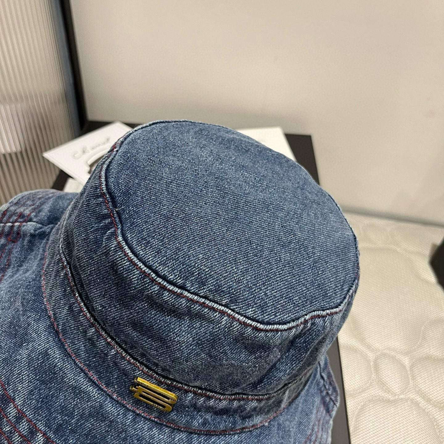 Balenciaga Denim Fisherman Hat