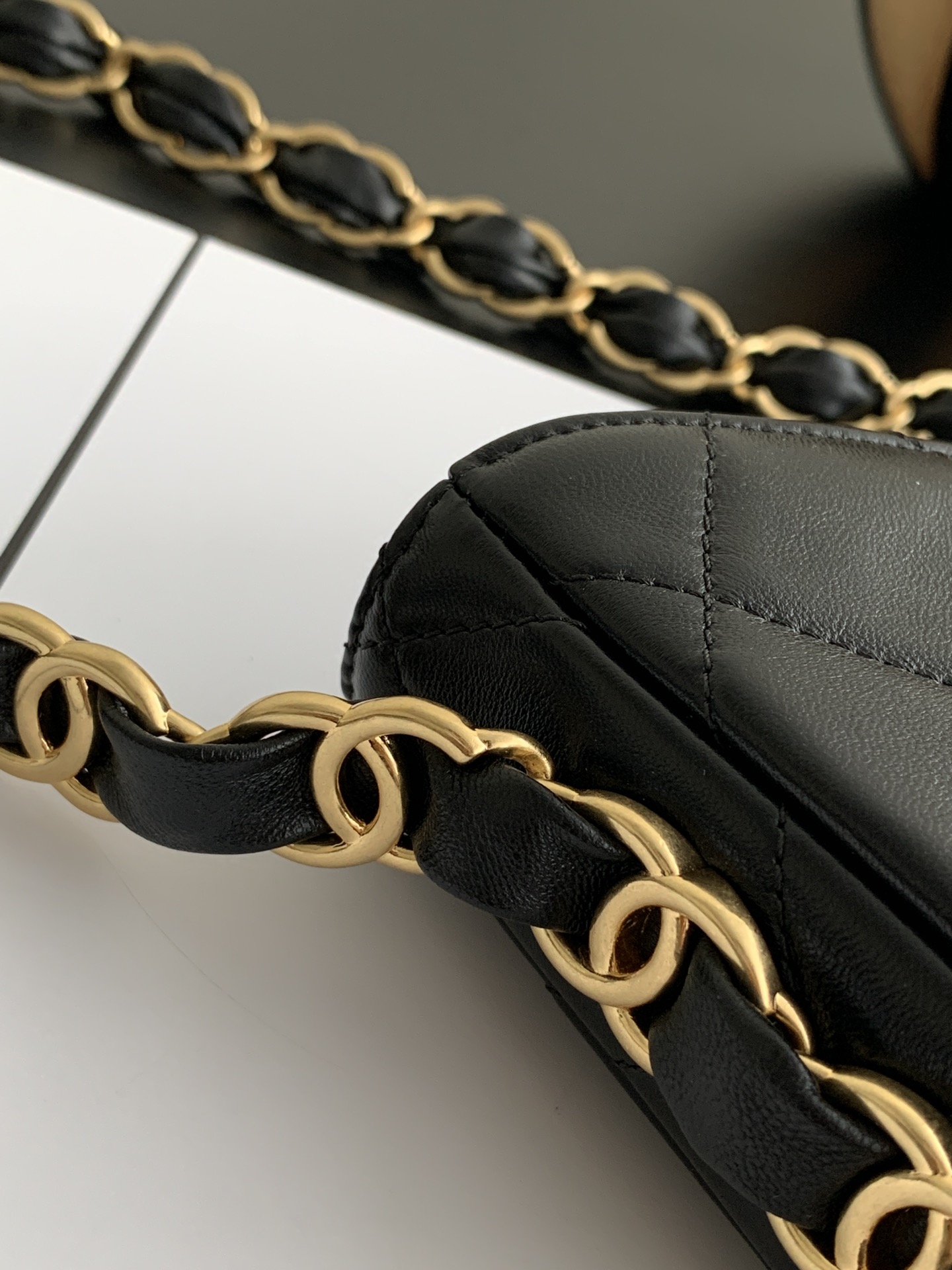 OHANEL 24K thick chain hippie hobo Underarm bag