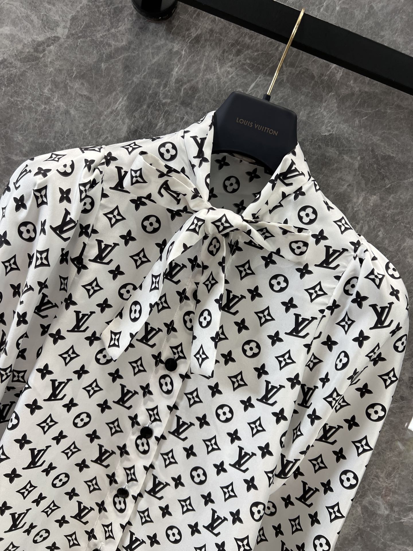 Louis Vuitton Spring/Summer 2025 Monogram Silk Shirt