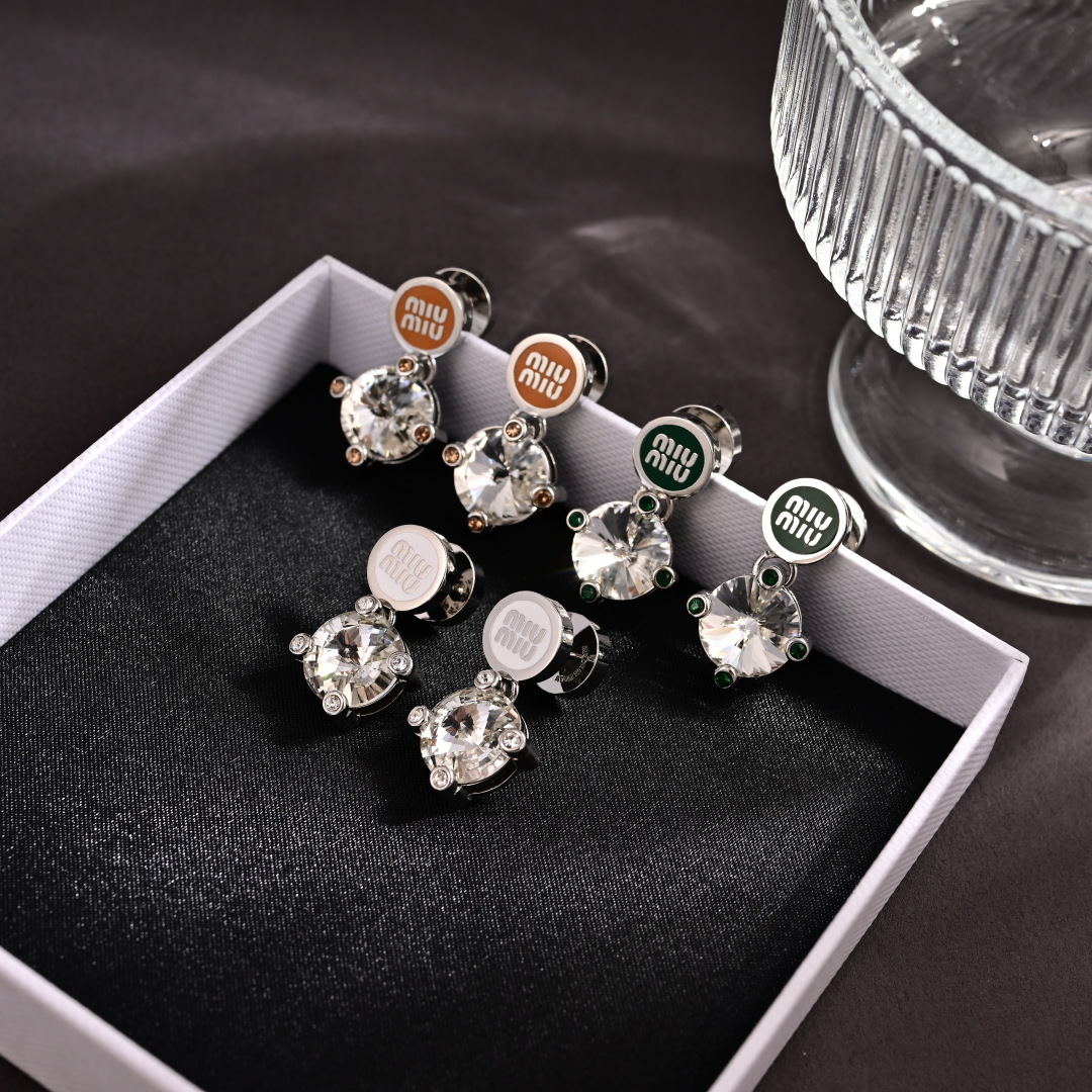 Miu Miu Pearl Stud Earrings