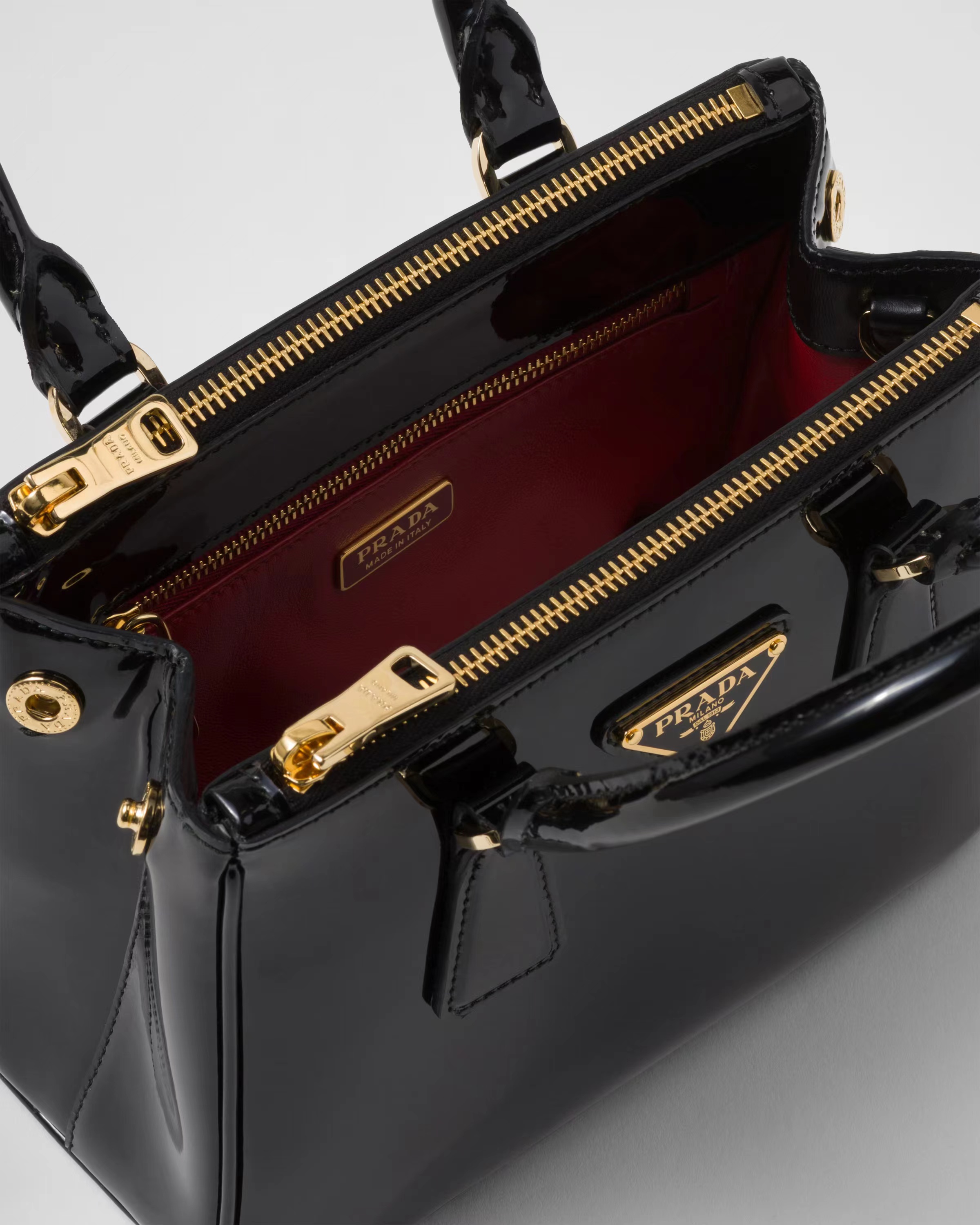 Prada Galleria patent leather mini bag
