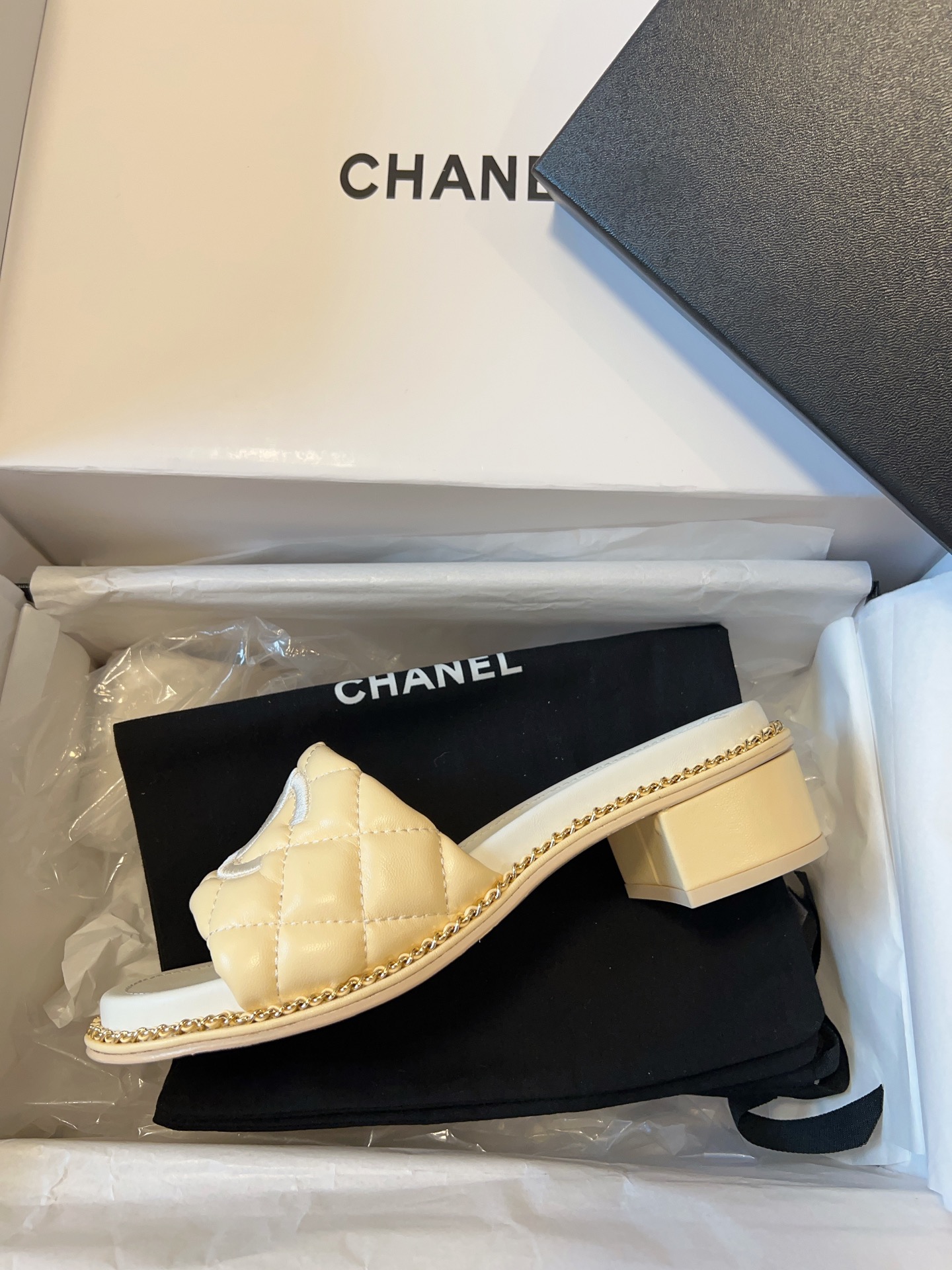Chanel 25P Spring/Summer Lambskin Slides – New Arrival