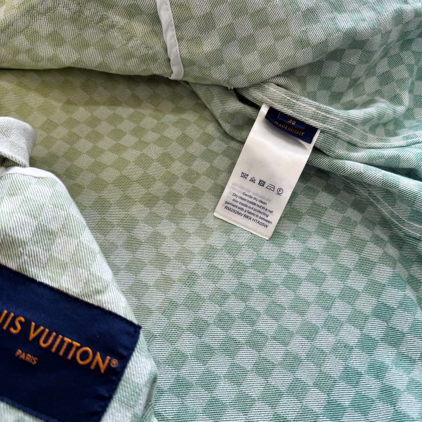 Louis Vuitton Damier Gradient Jacquard Denim Jacket
