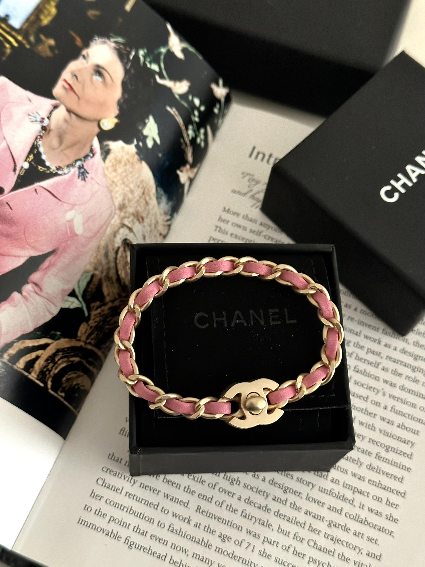 CHANEL-Necklace+Bracelet