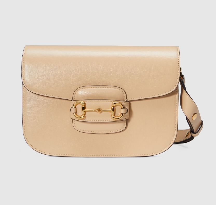 GUCCI HORSEBIT 1955 SHOULDER BAG-Beige-602204