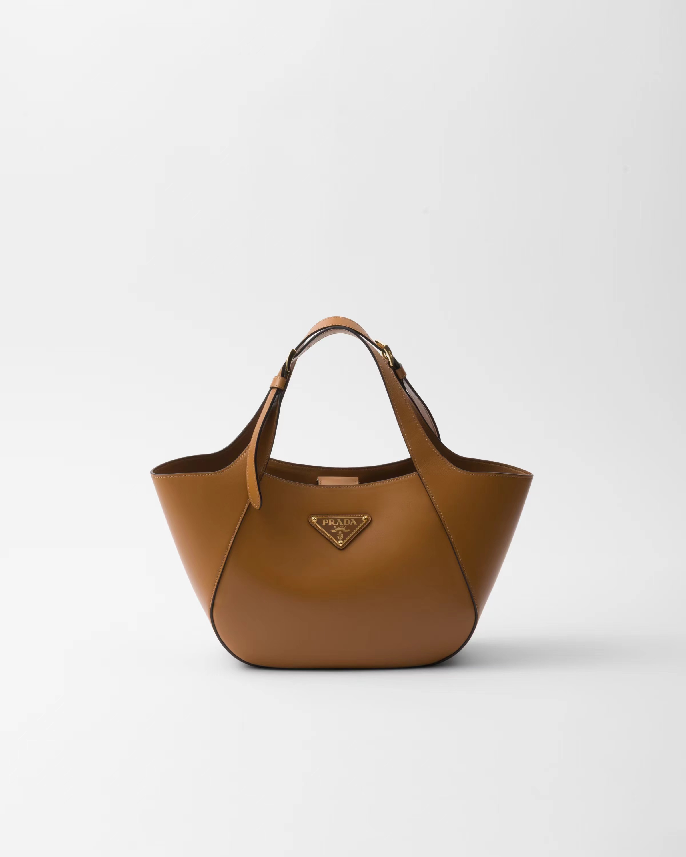 Prada medium leather tote bag