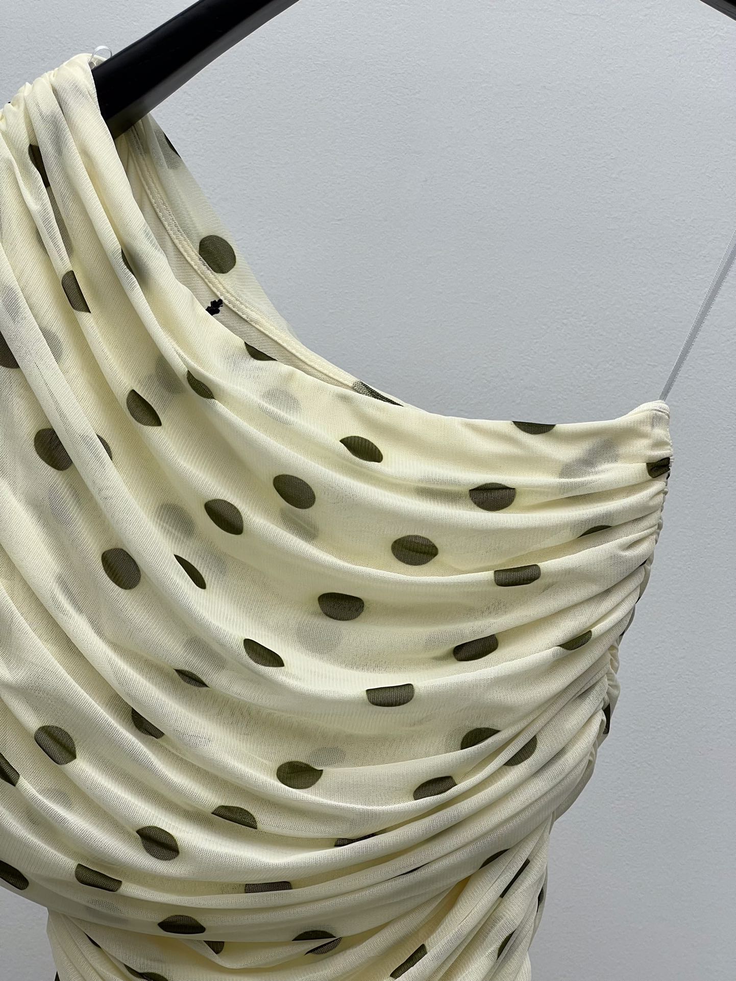 Saint Laurent polka dot dress