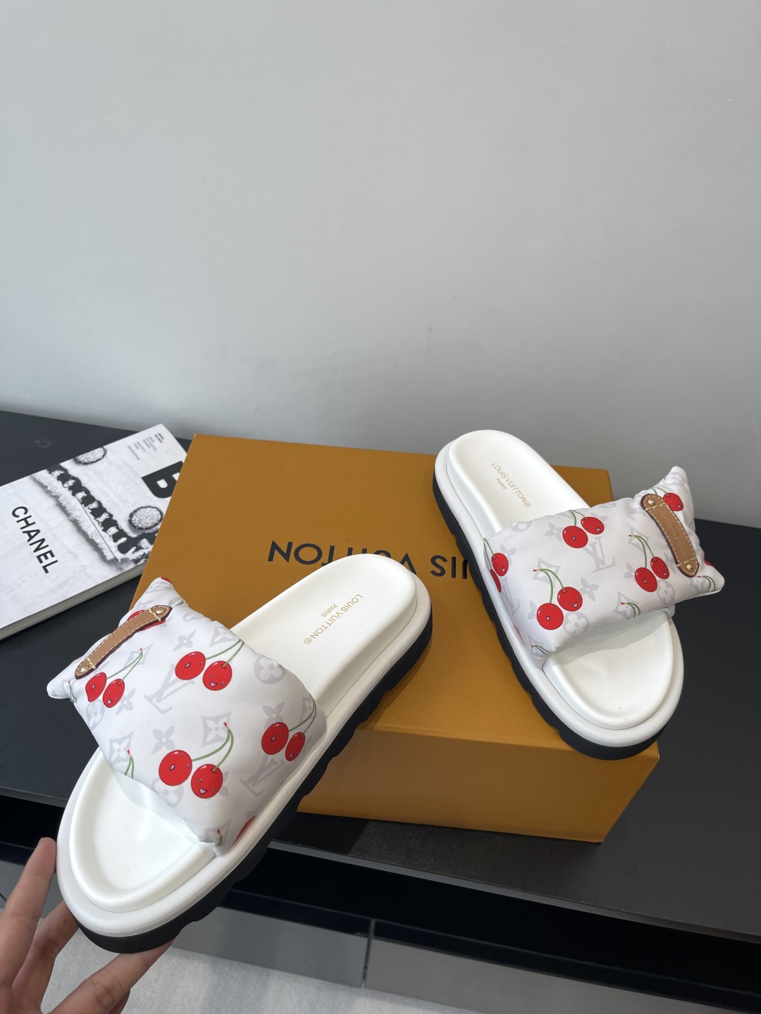 Louis Vuitton 2025 SS Cherry Collection – Summer Sandals