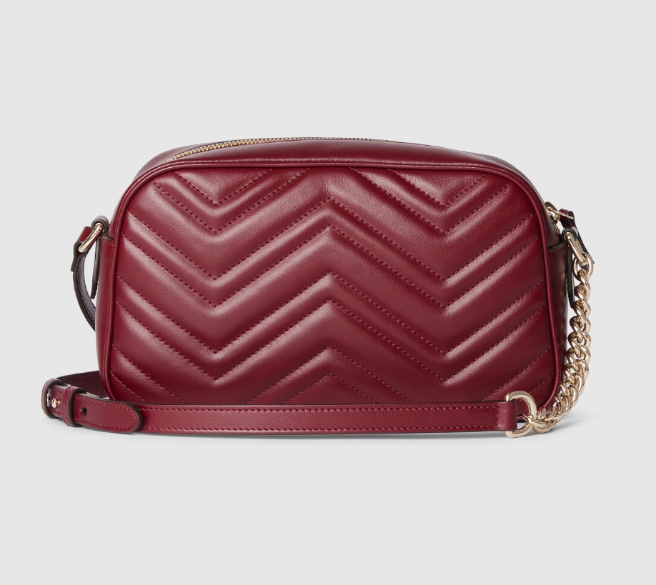 GG MARMONT SMALL SHOULDER BAG-Red-798715