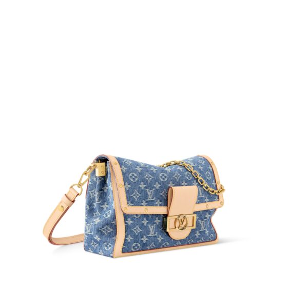 Louis Vuitton M13319 Dauphine Soft GM Denim Blue