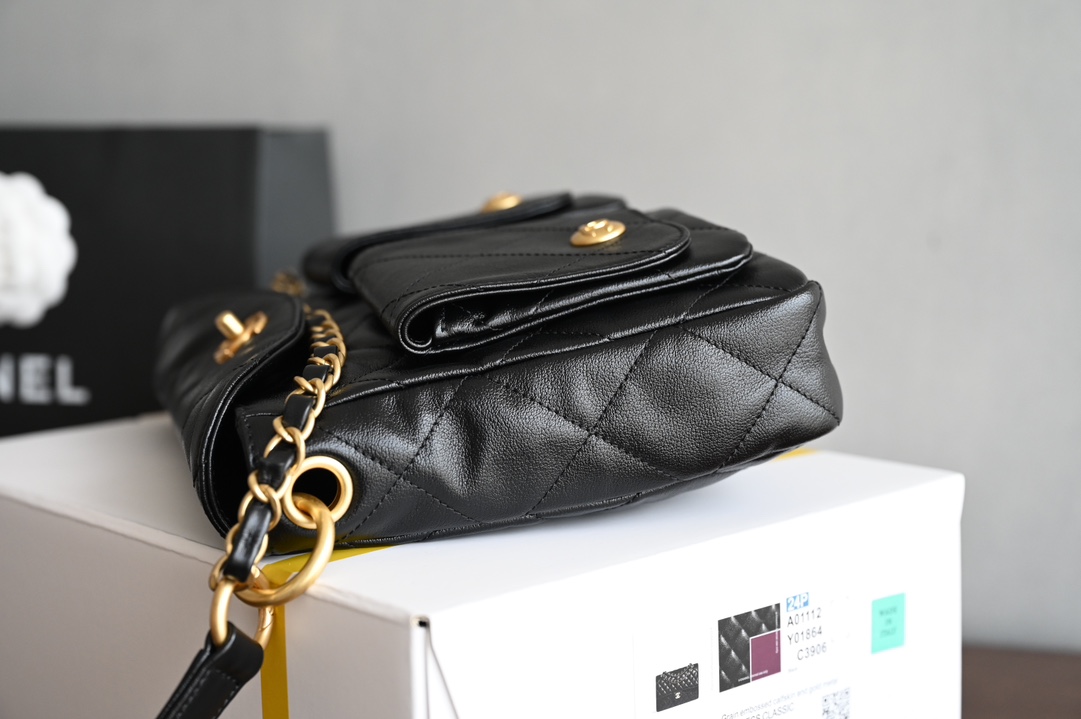 Hippie bag Black small