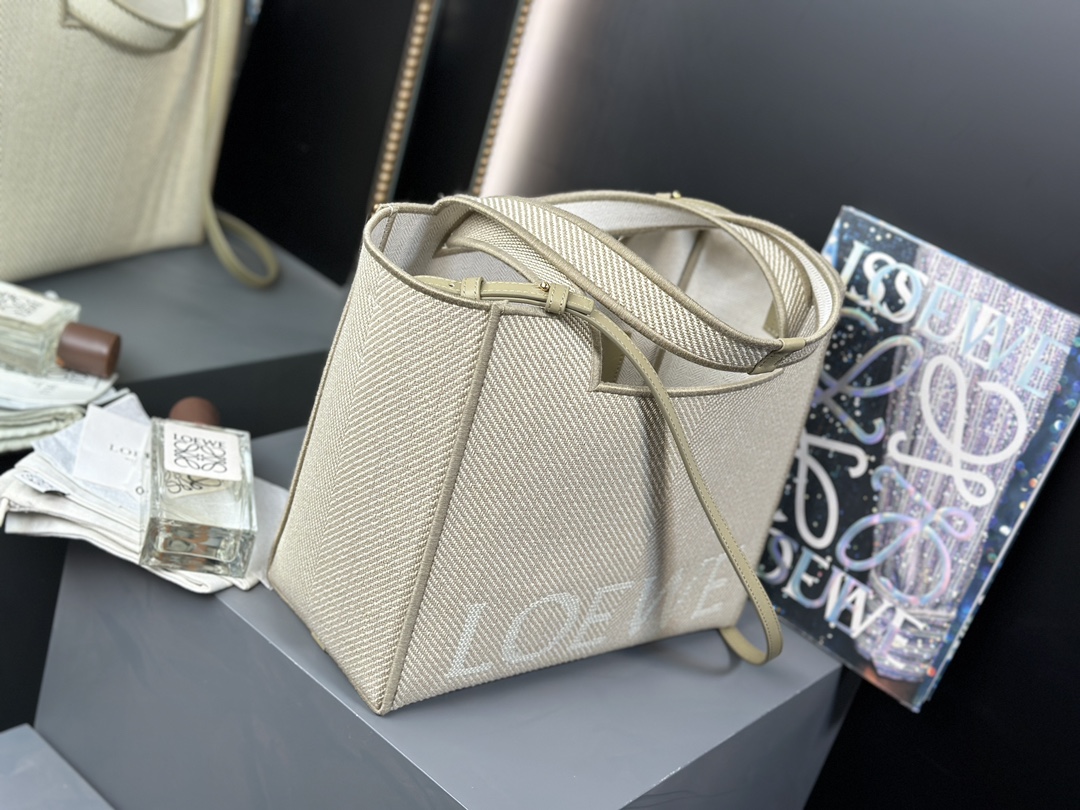 LOEWE Font Tote Jacquard Canvas