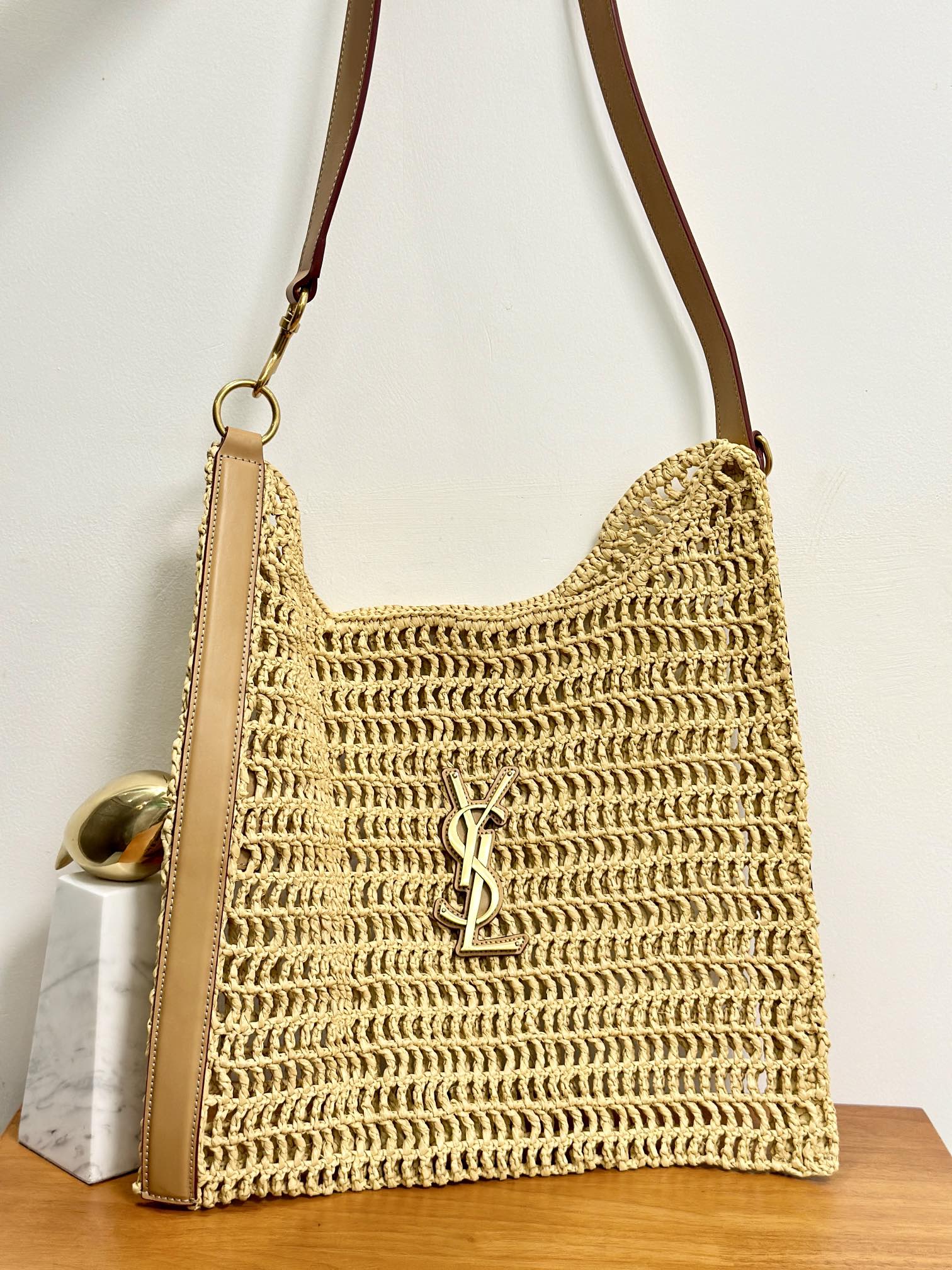 𝗢𝗫𝗔𝗟𝗜𝗦 Raffia Crochet Shoulder Bag