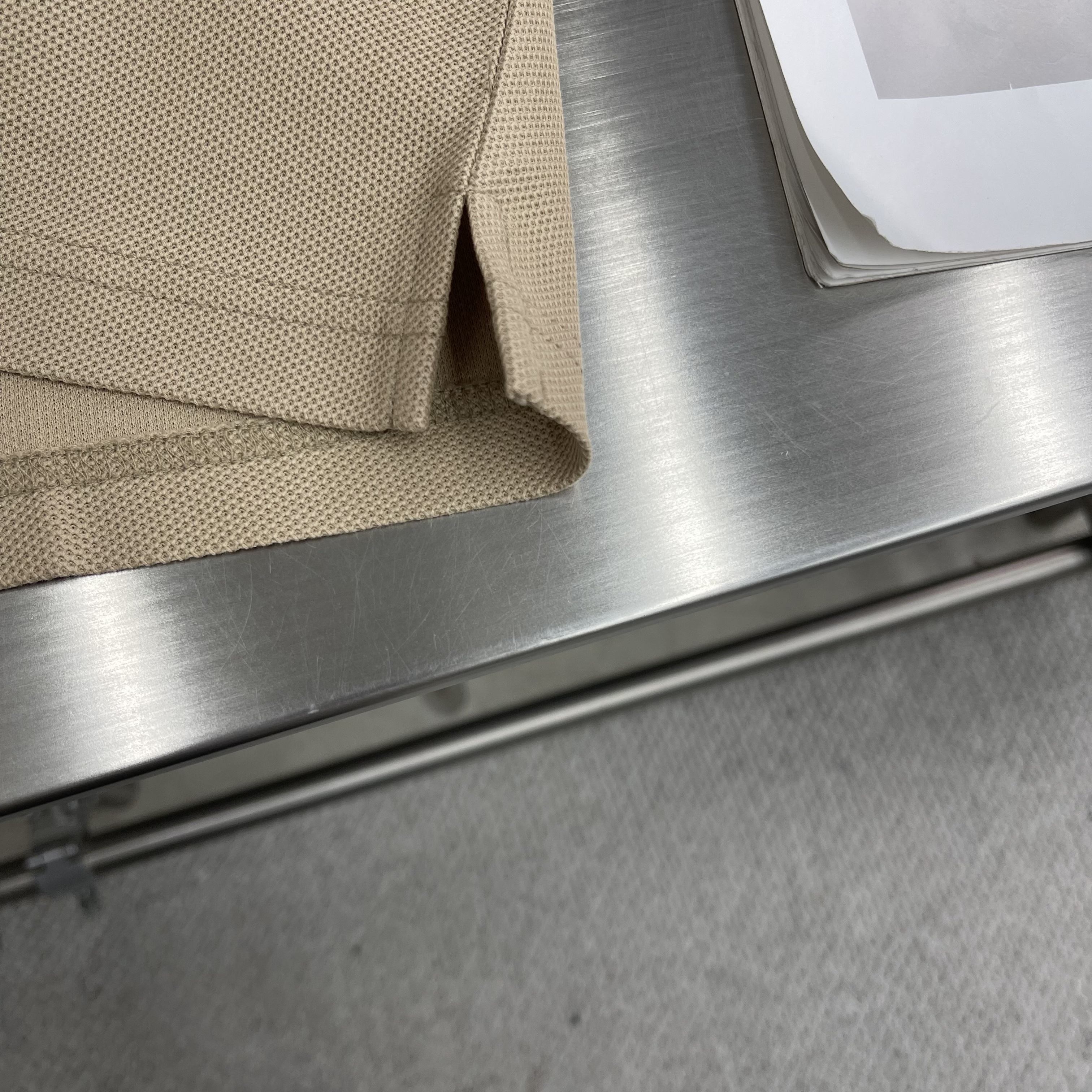 BBR Contrast Check Collar Ribbed Piqué Turn-Down Collar Polo