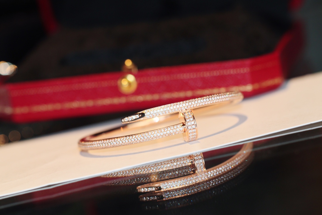 Cartier Juste un Clou Half-Pavé Nail Bracelet