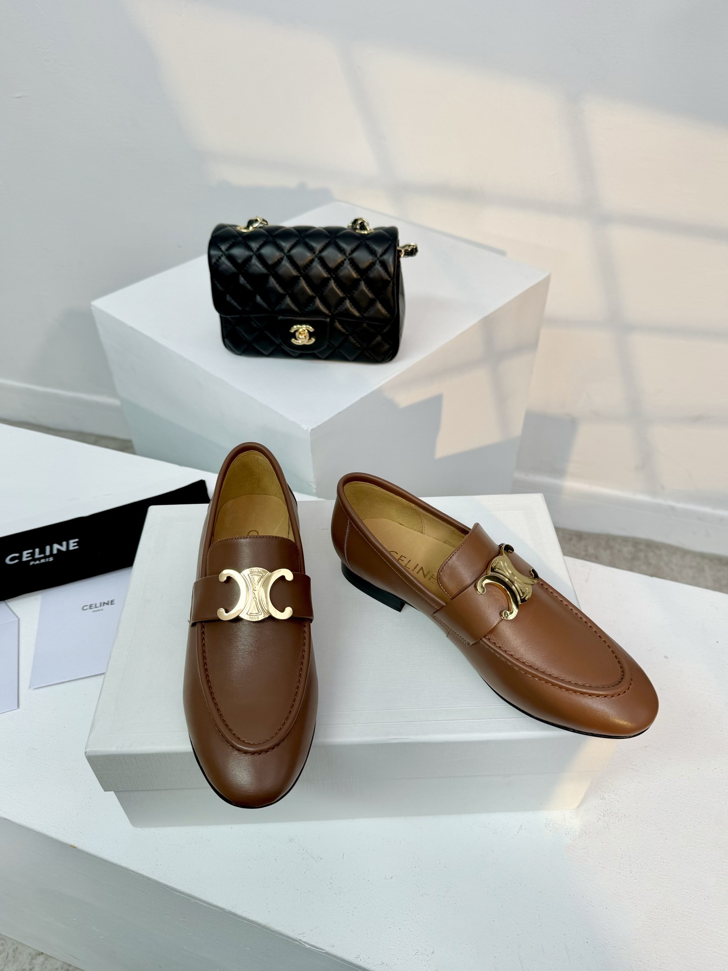 CELINE Loafers-brown