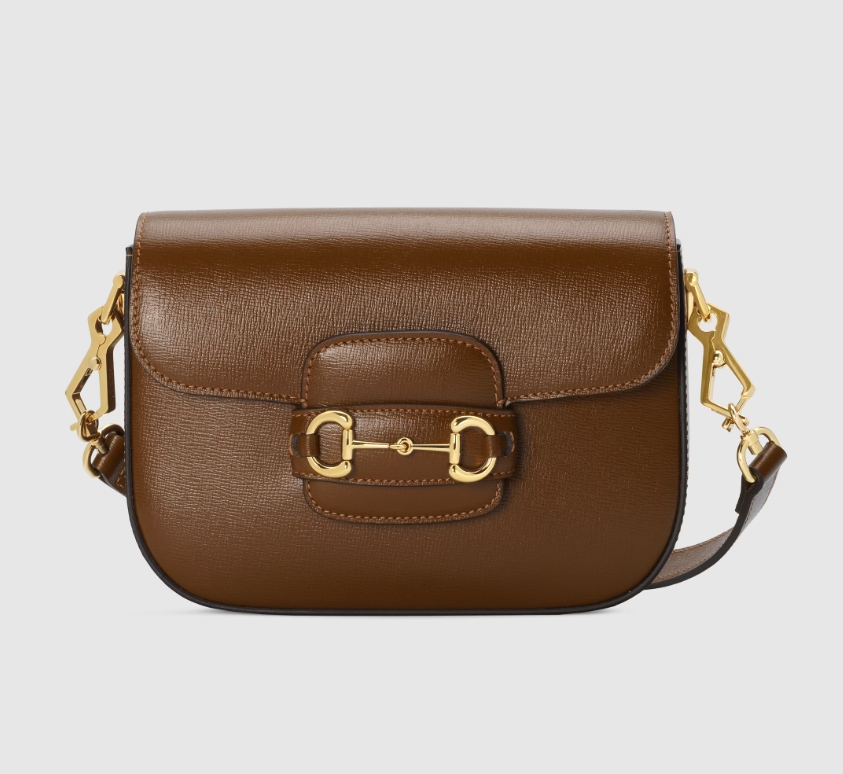 GUCCI HORSEBIT 1955 MINI BAG-Brown-658574