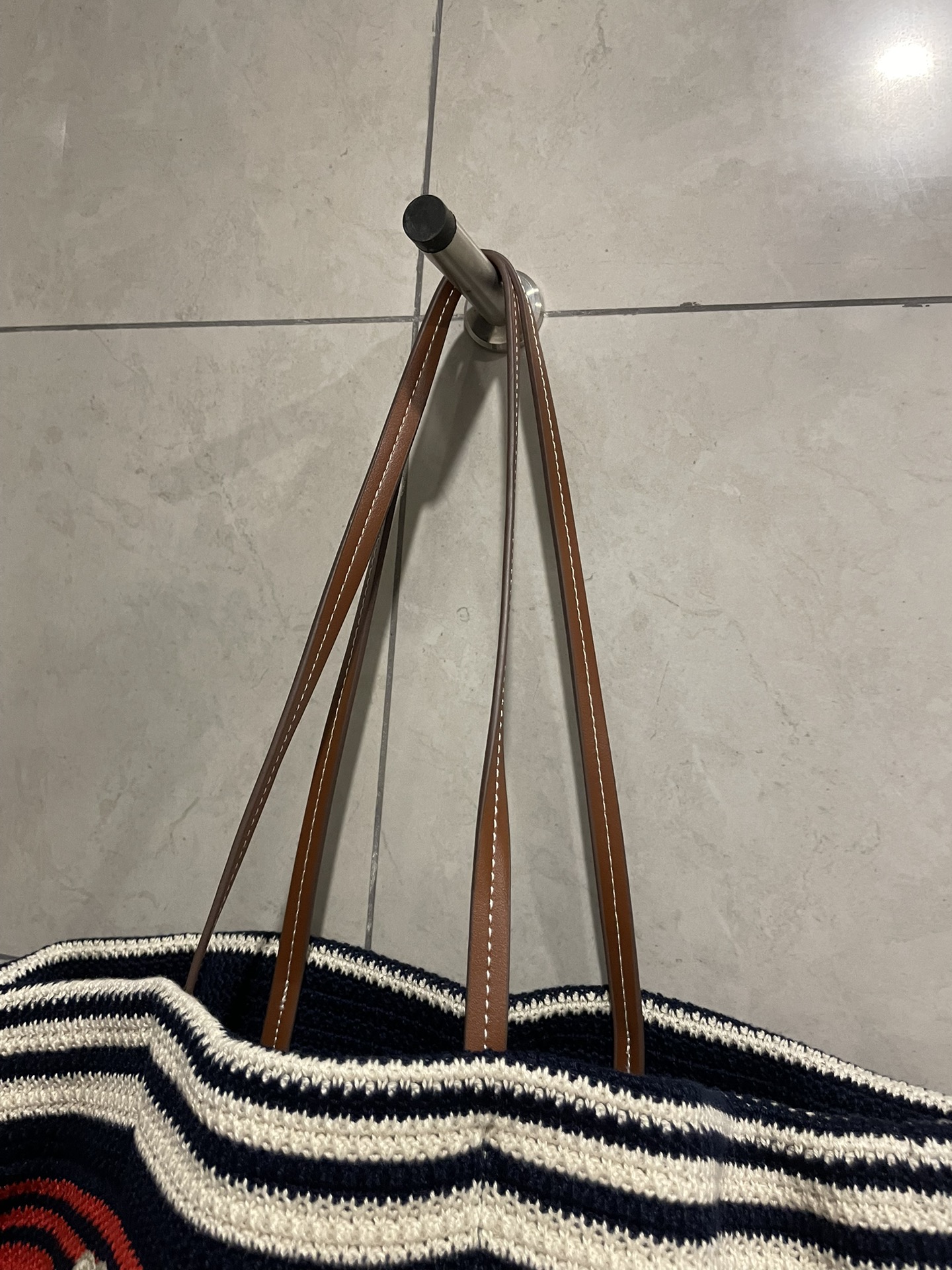 Miu Miu-Raffia woven tote bag