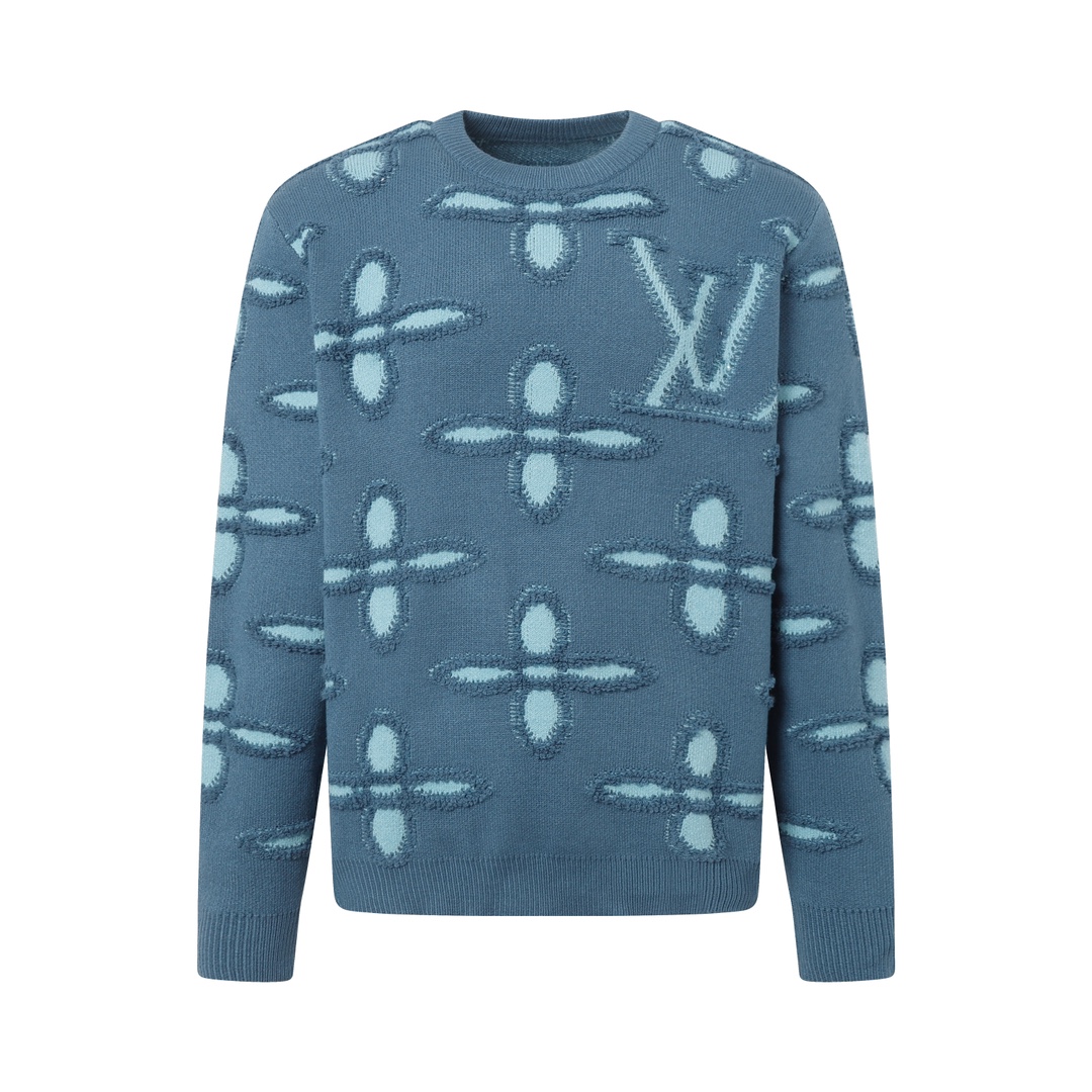 LV-crew neck jumper long sleeve sweater
