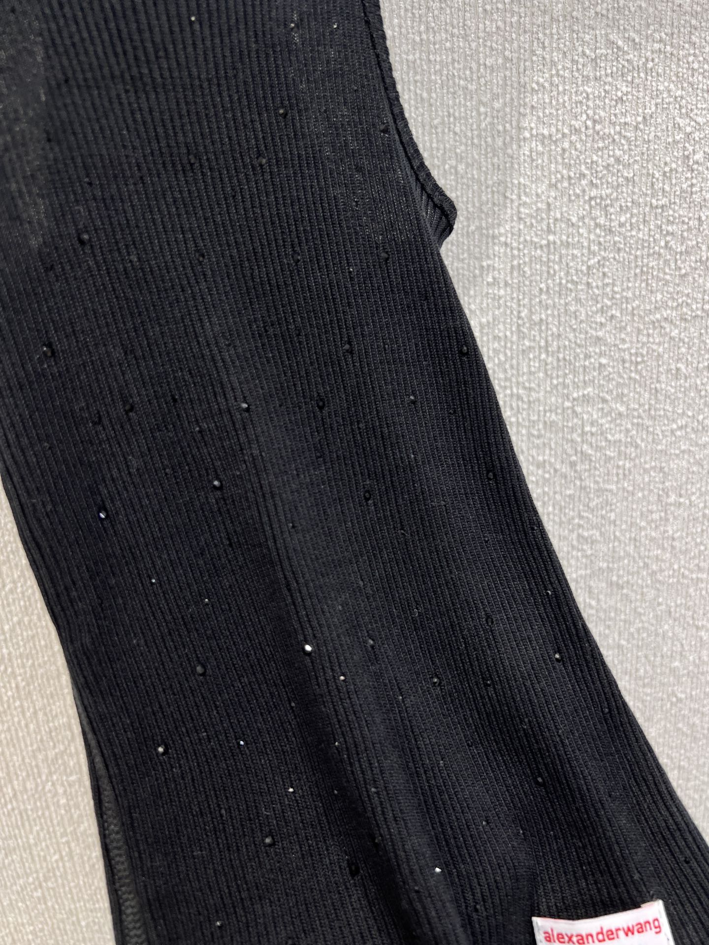 Alexander Wang Crystal-Embellished Racerback Tank