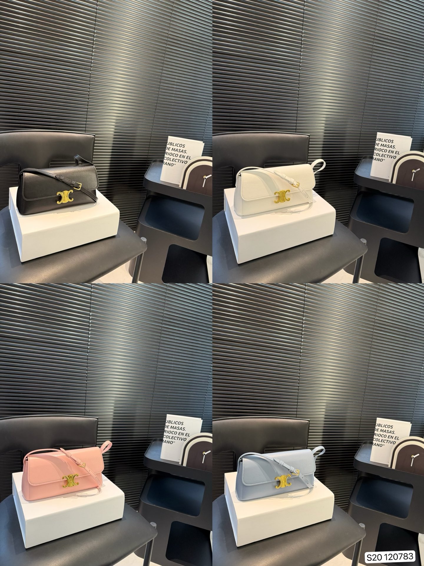 Celine SHOULDER BAG CLAUDE IN shiny calfskin