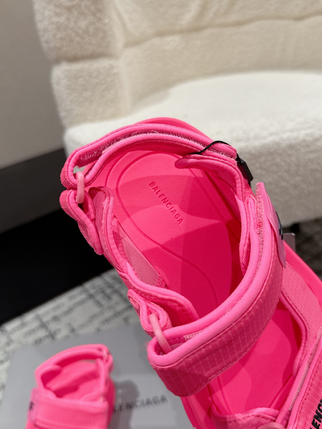 Balenciaga Tourist Series Unisex Velcro Sandals