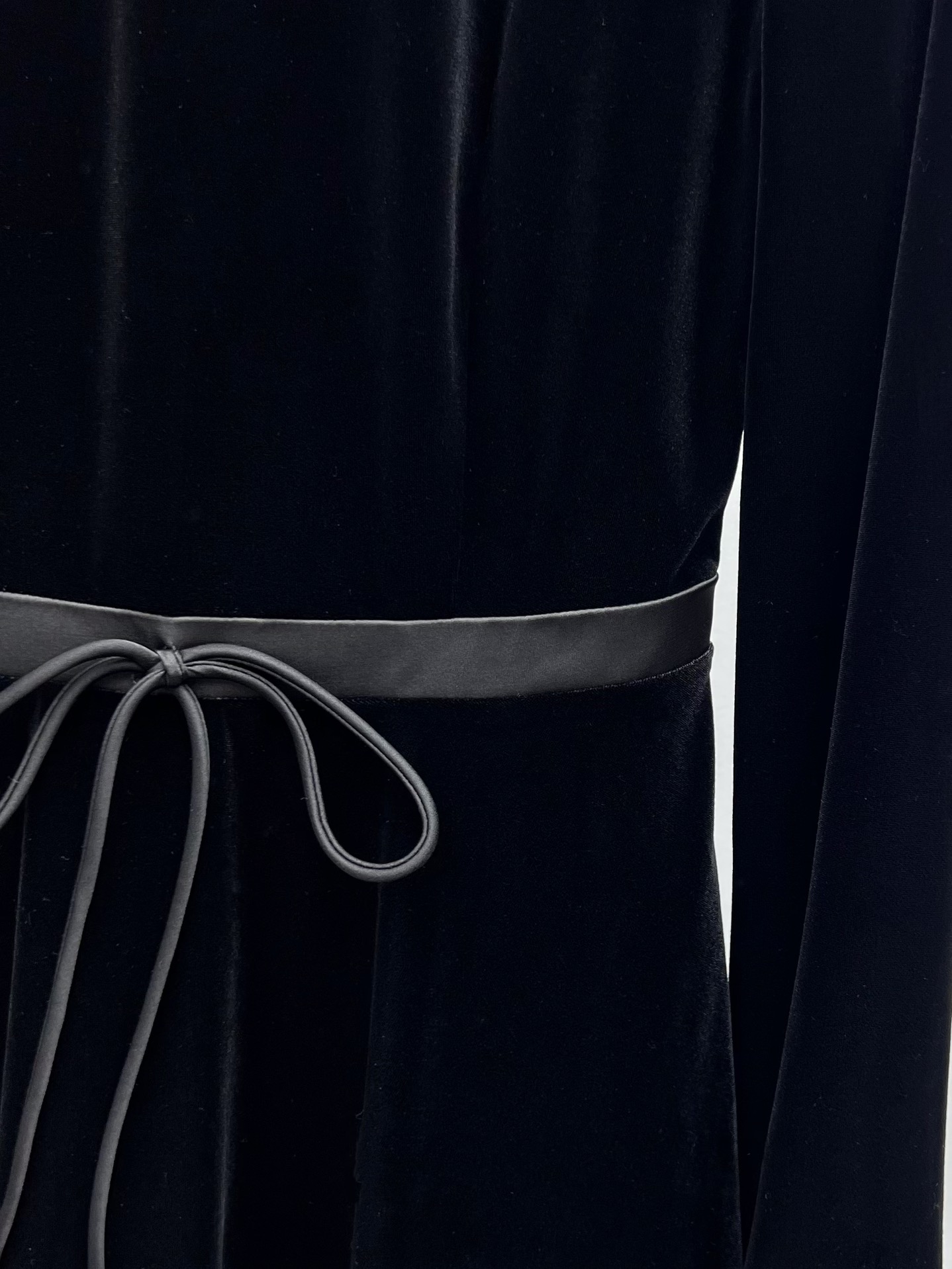 Saint Laurent Velvet Backless Dress