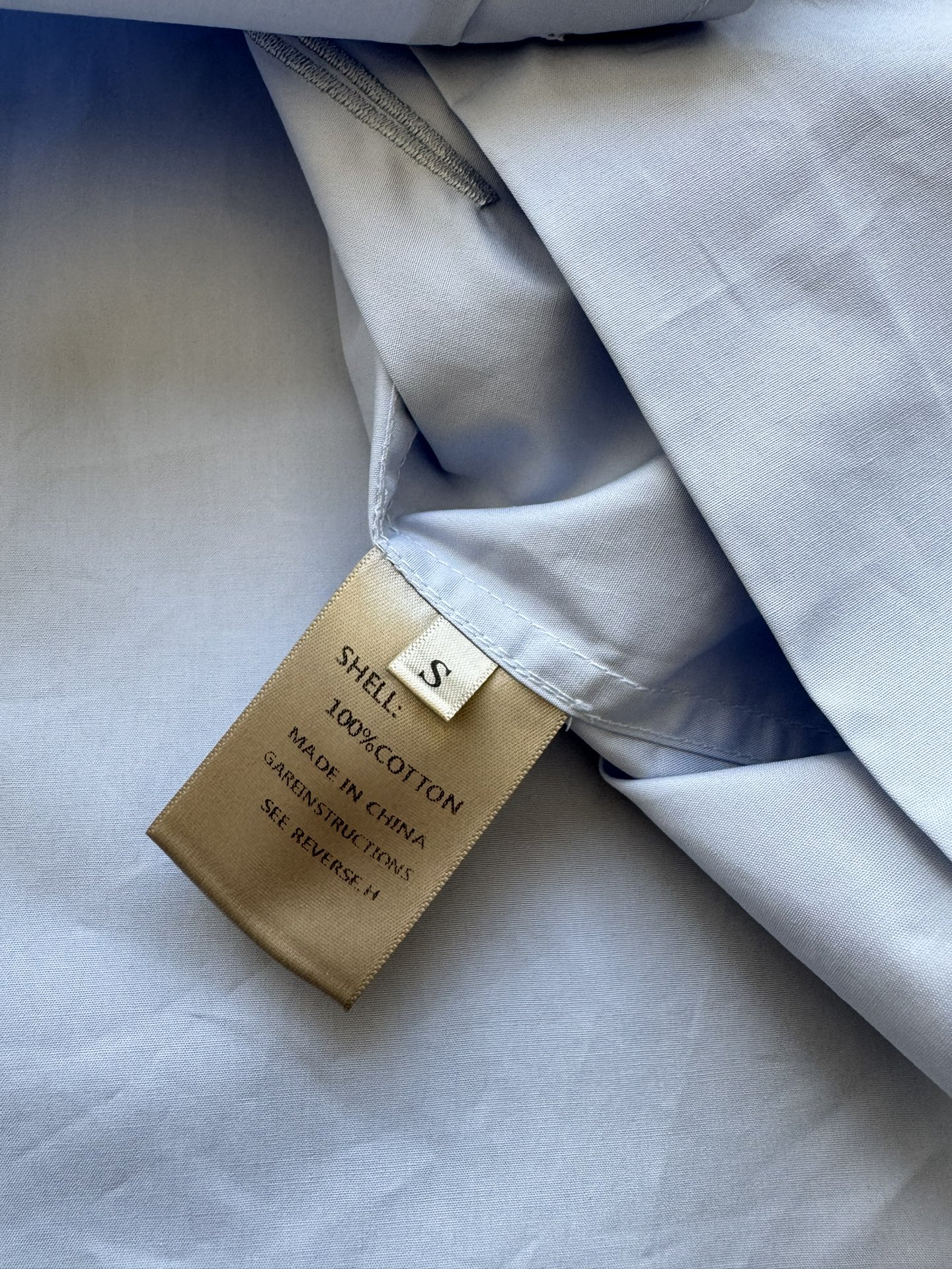 GUCCI Cotton poplin shirt with embroidery