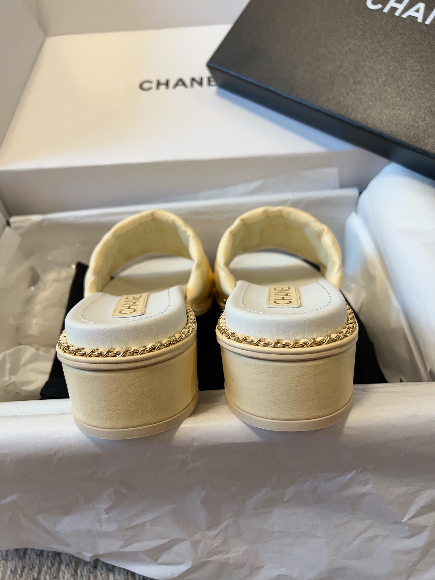 Chanel 25P Spring/Summer Lambskin Slides – New Arrival