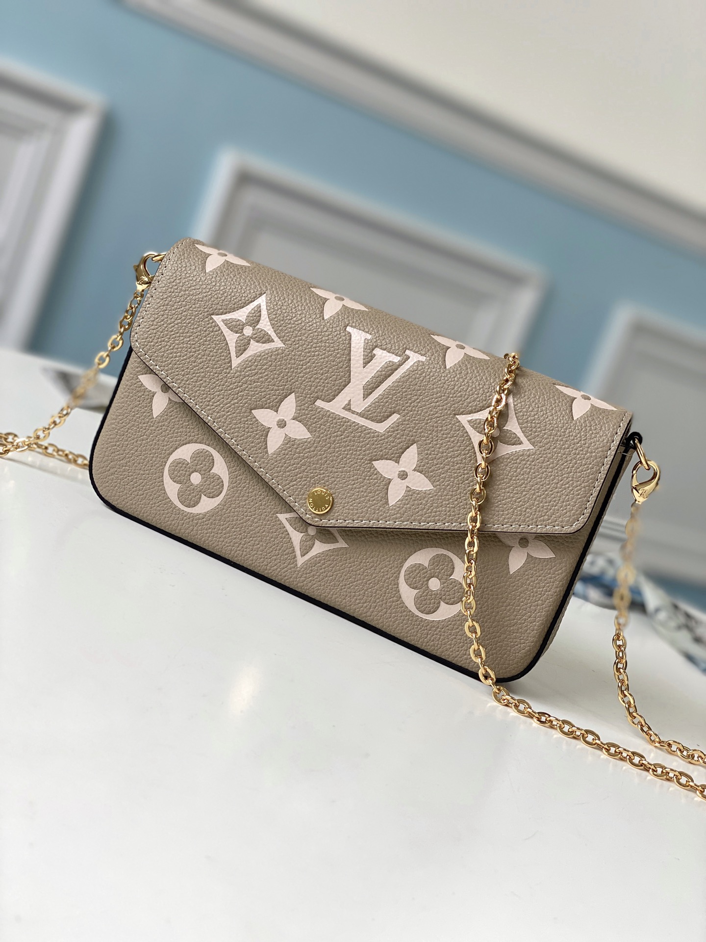 Louis Vuitton Félicie Pochette Gray M69977