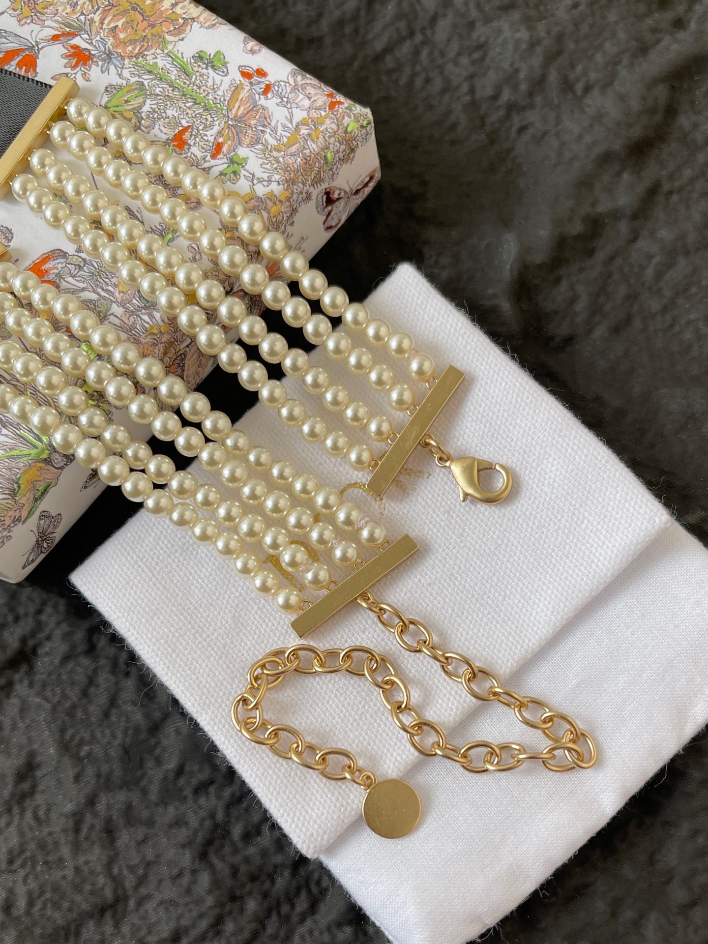 Dior Night Herbarium choker necklace