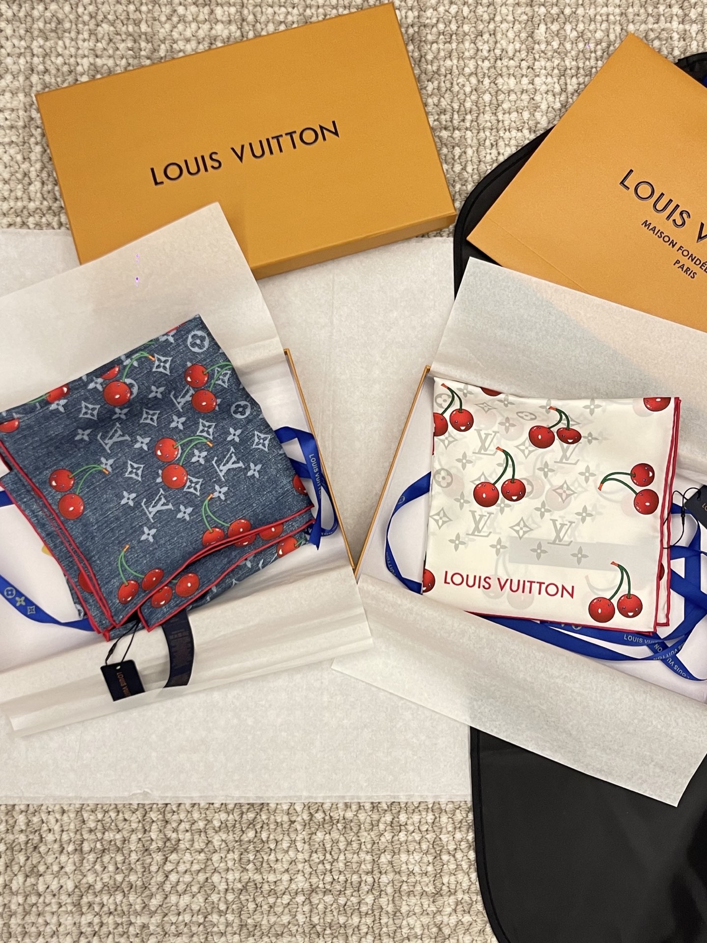 M94966 New LV x TM Monogram Cerise Square 90