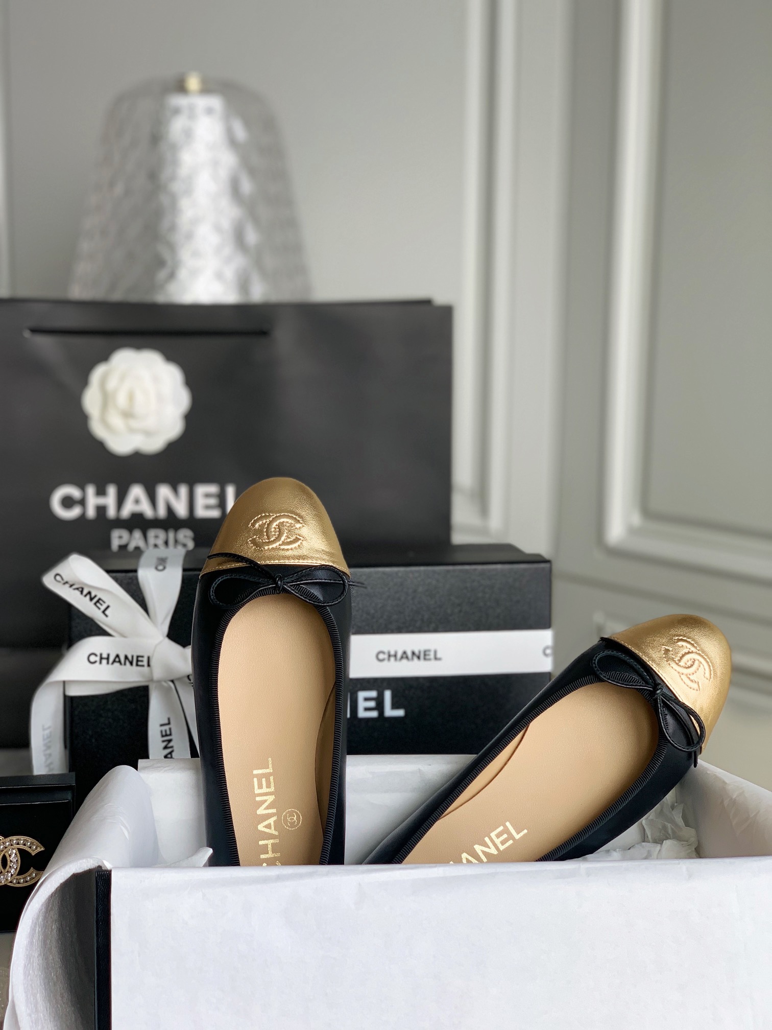 chanel flats-Classic-3 colors