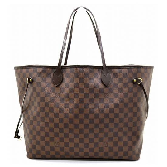 Louis Vuitton N51106 Neverfull GM Shoulder Bag Damier Ebene Canvas