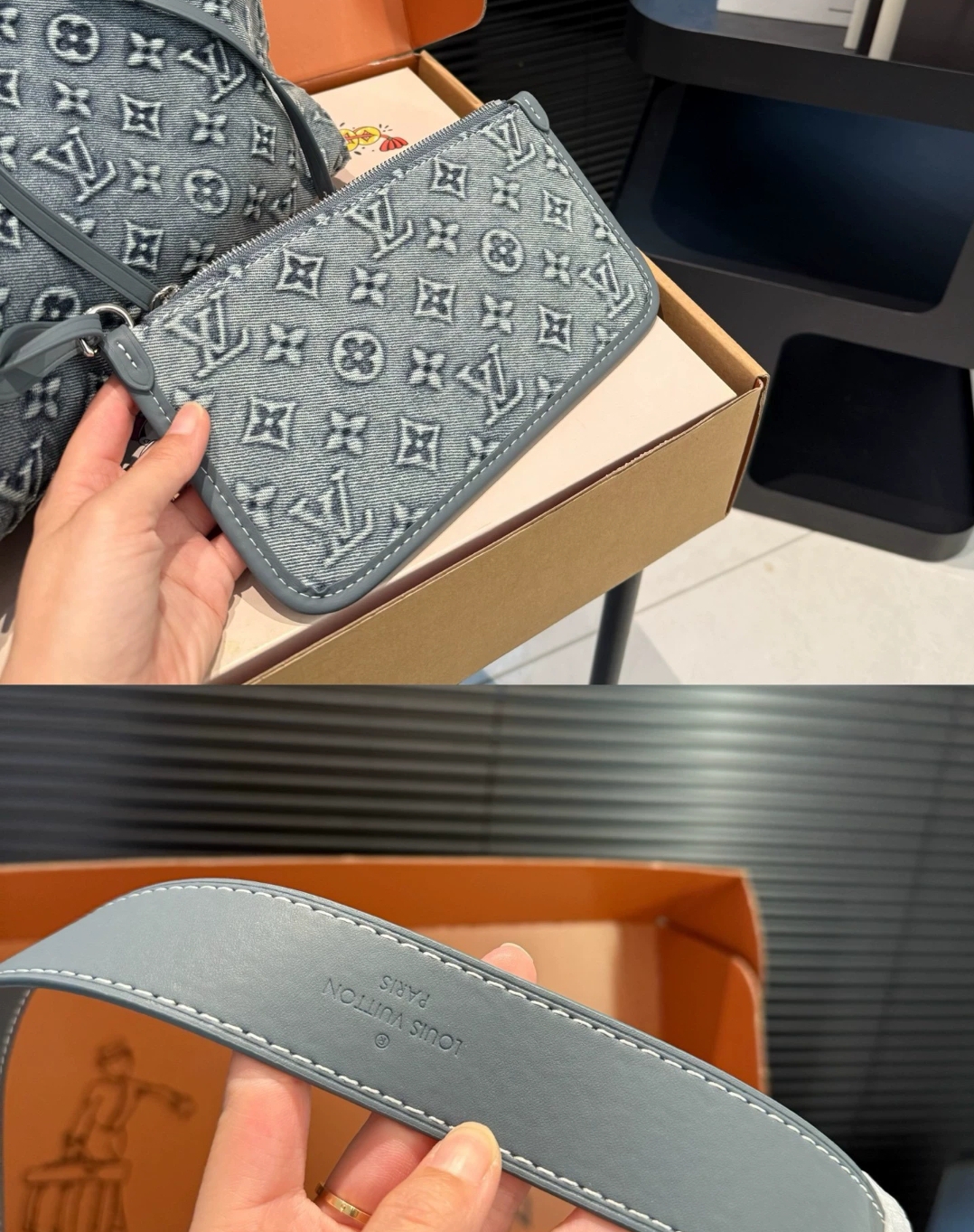 Louis Vuitton Denim CarryAll Bag – New