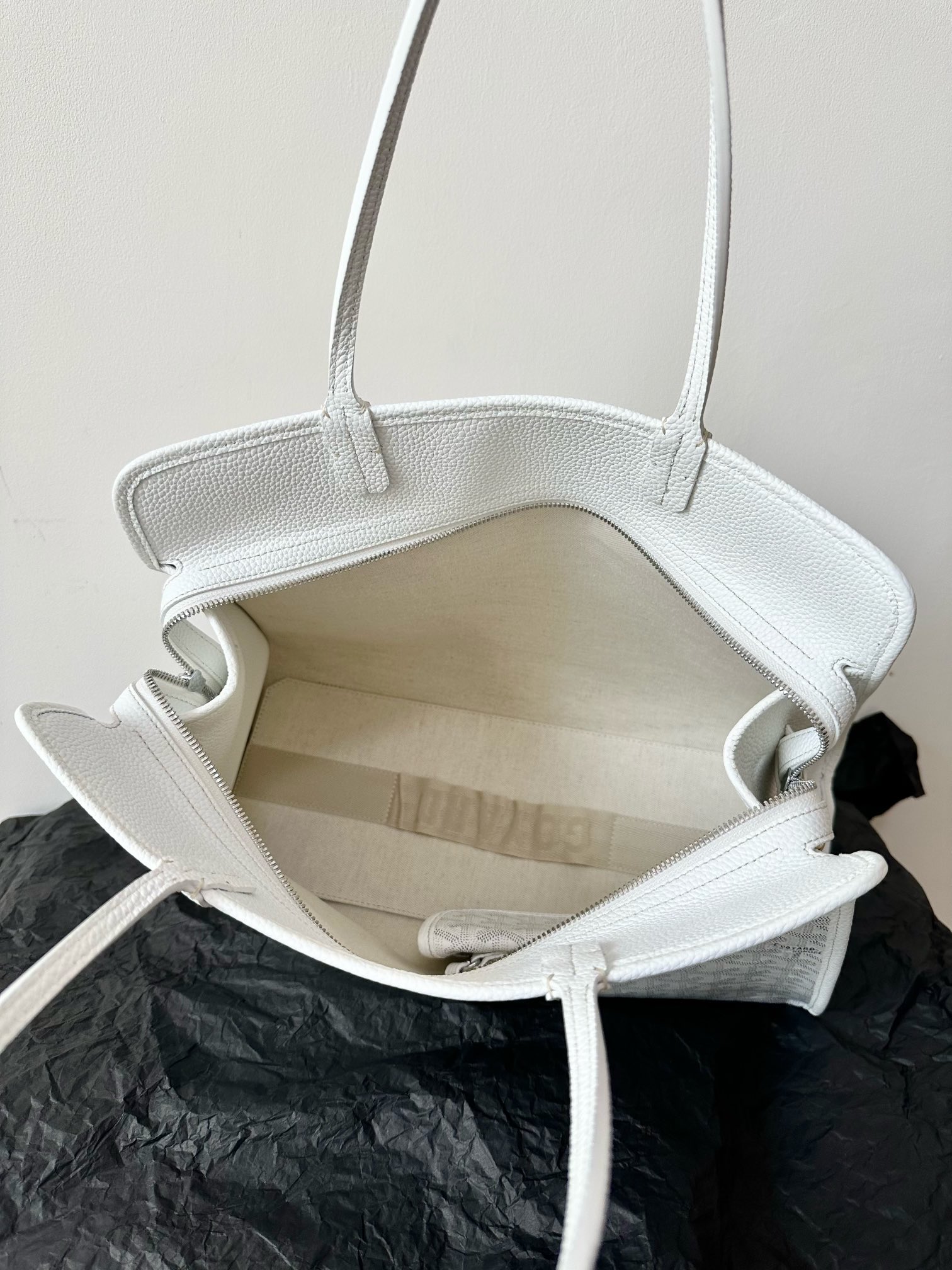 Goyard Hardy Bag Shopper in White