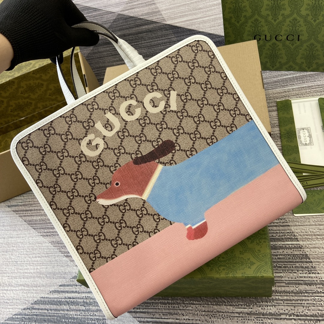 Gucci 2024 Cruise Kids' Animal-Print Tote